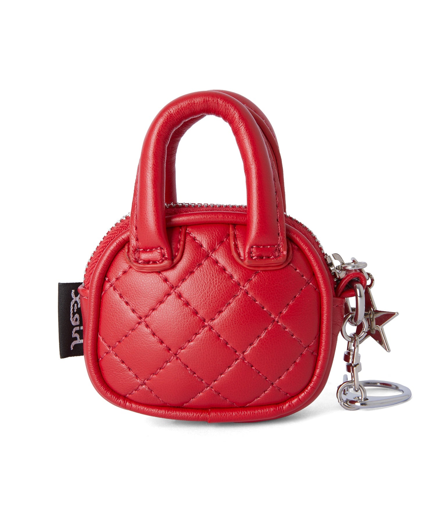 XG LOGO MINI QUILTED BOSTON BAG CHARM
