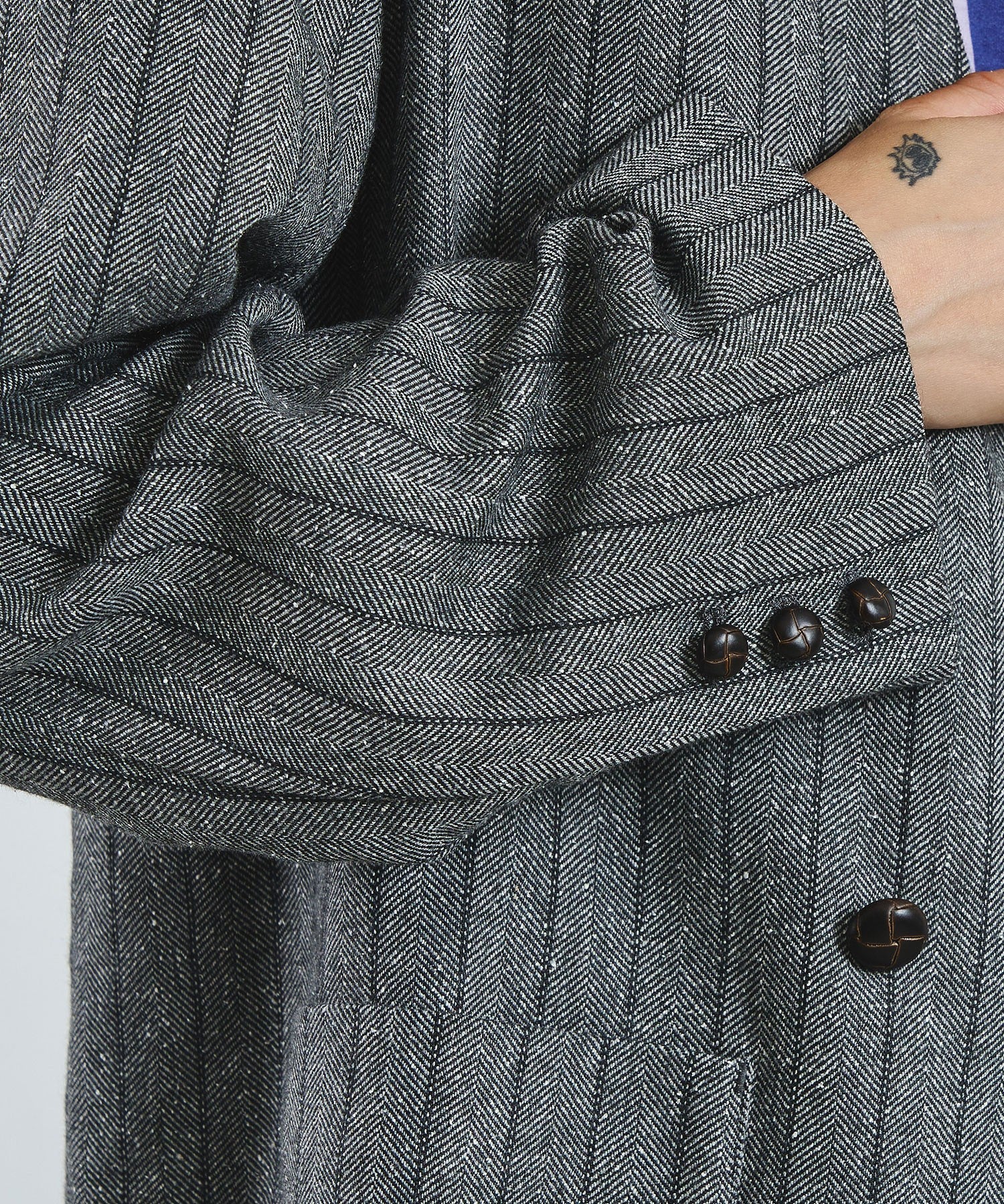 CREOLME/SILK NEP TWEED JACKET