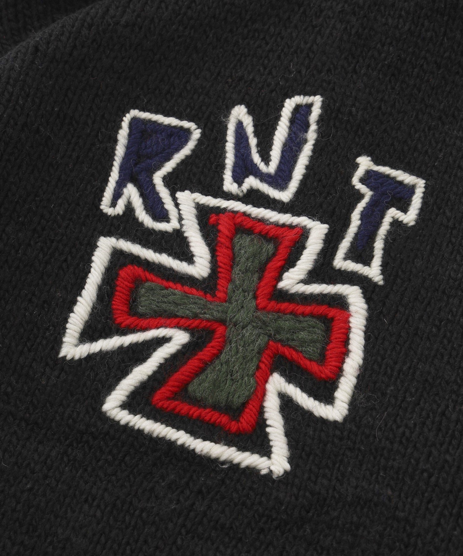 RICE NINE TEN/ライスナインテン/HAND KNITTED SK8 ZIP HOODIE HKN-SK8