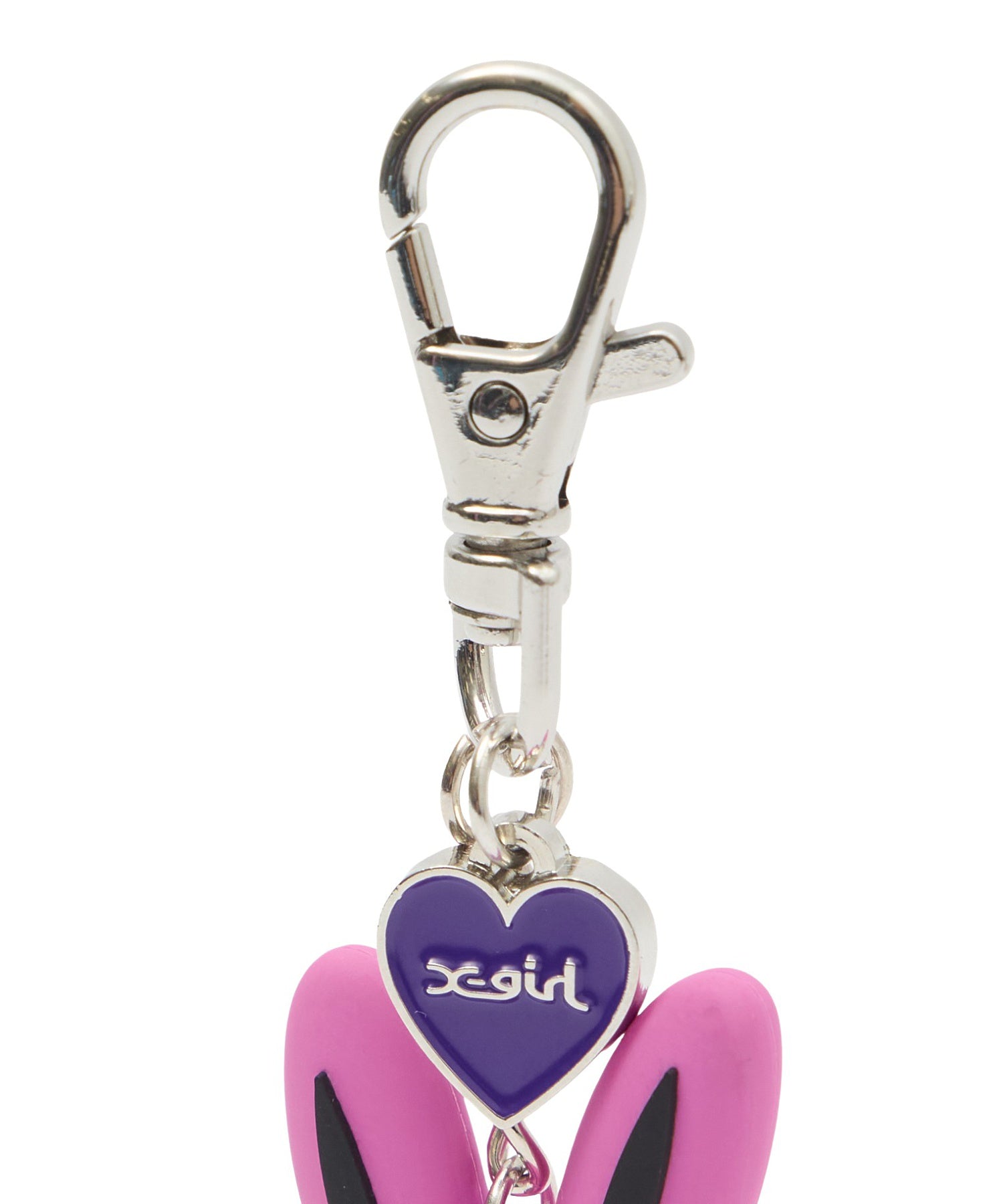 BUNNY AND HEART KEY CHARM
