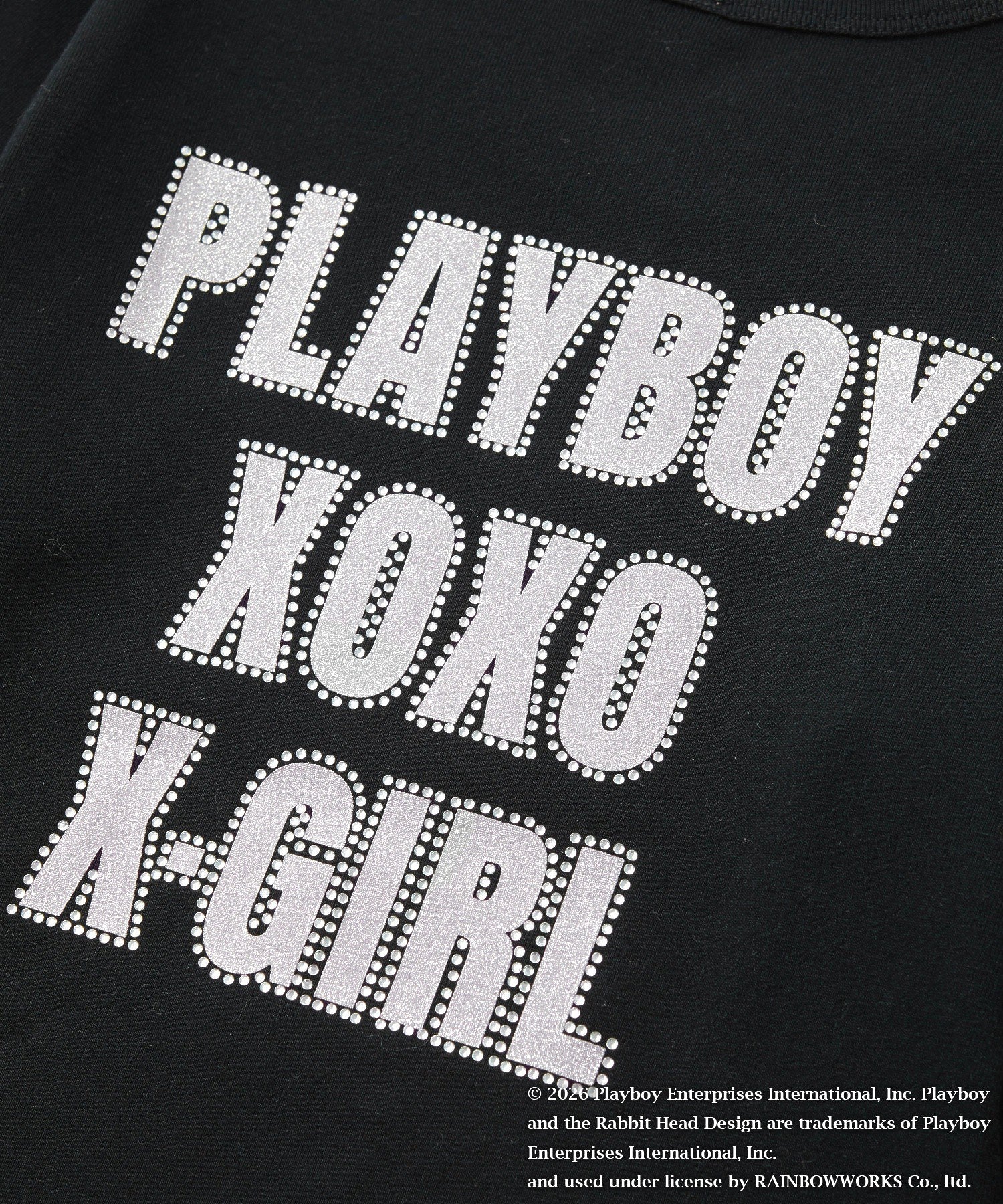 PLAYBOY × X-girl L/S BABY TEE