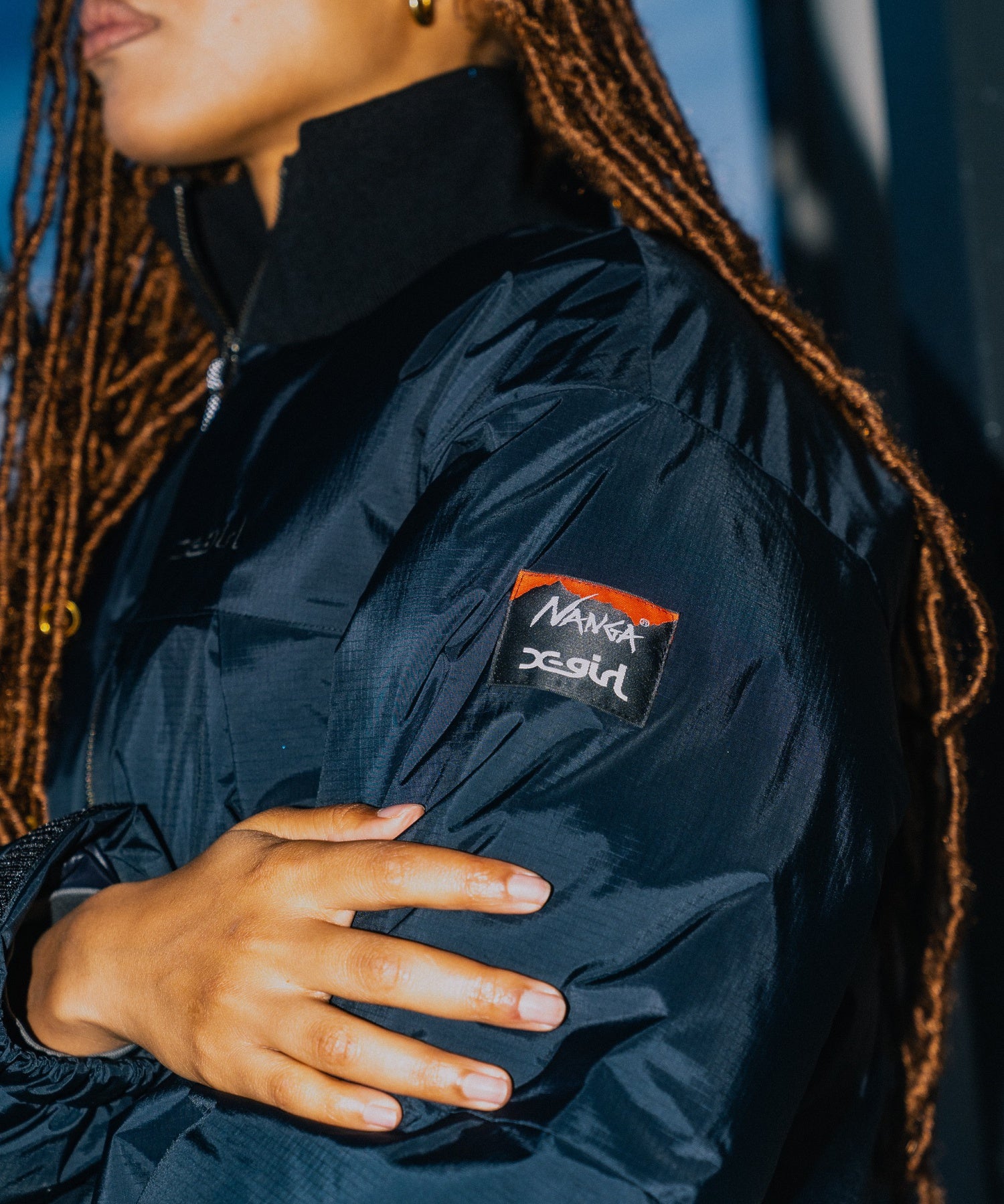 X-girl × NANGA PUFFER JACKET