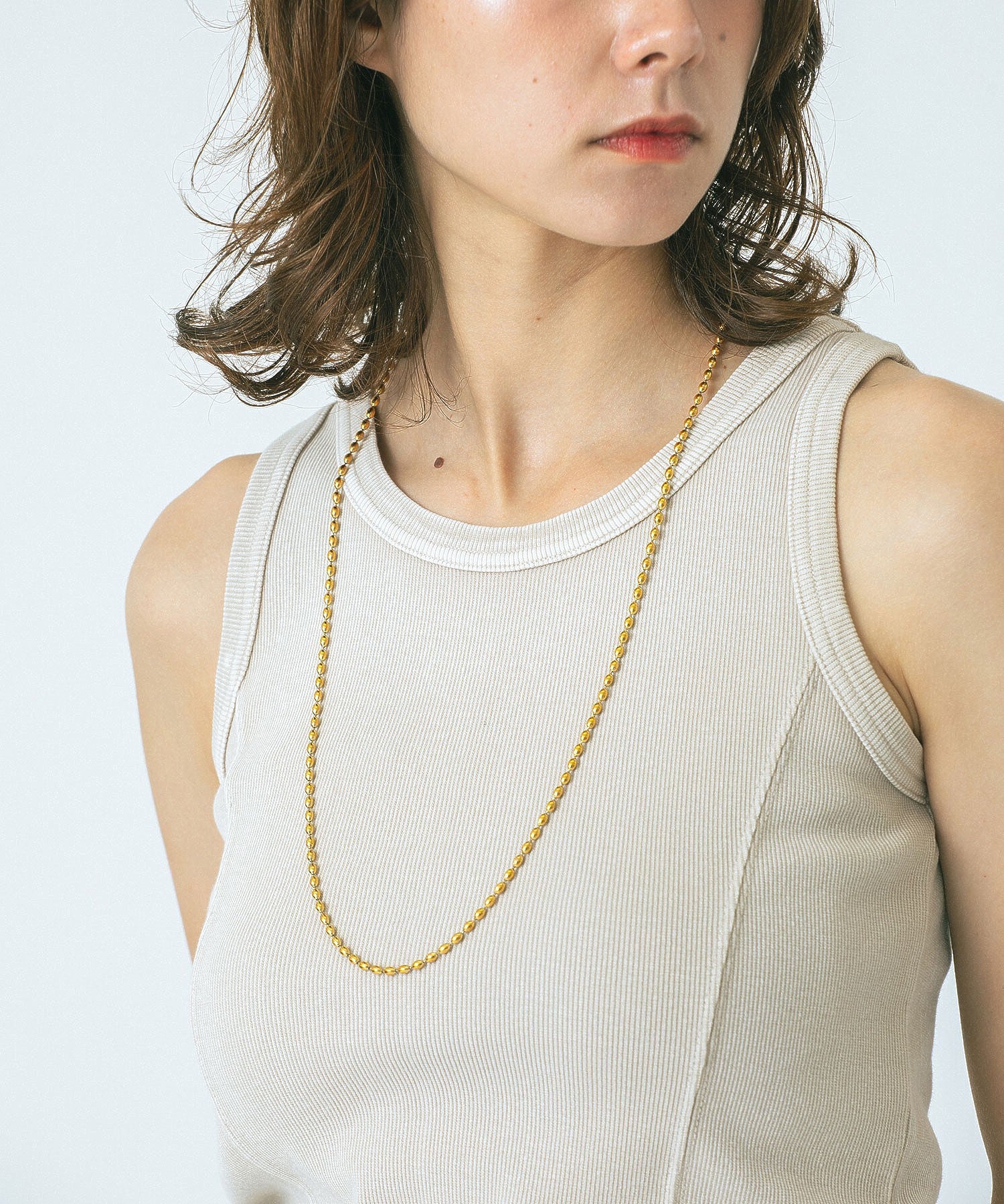 SOAC/DROP CHAIN LONG NECKLACE