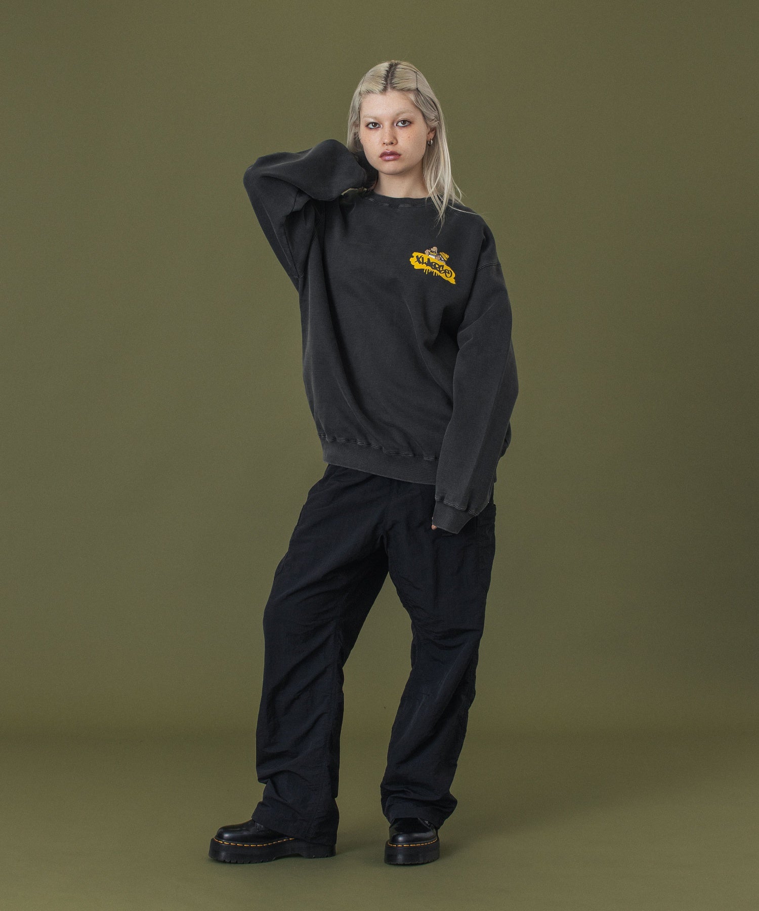 TRACK NYLON PANTS