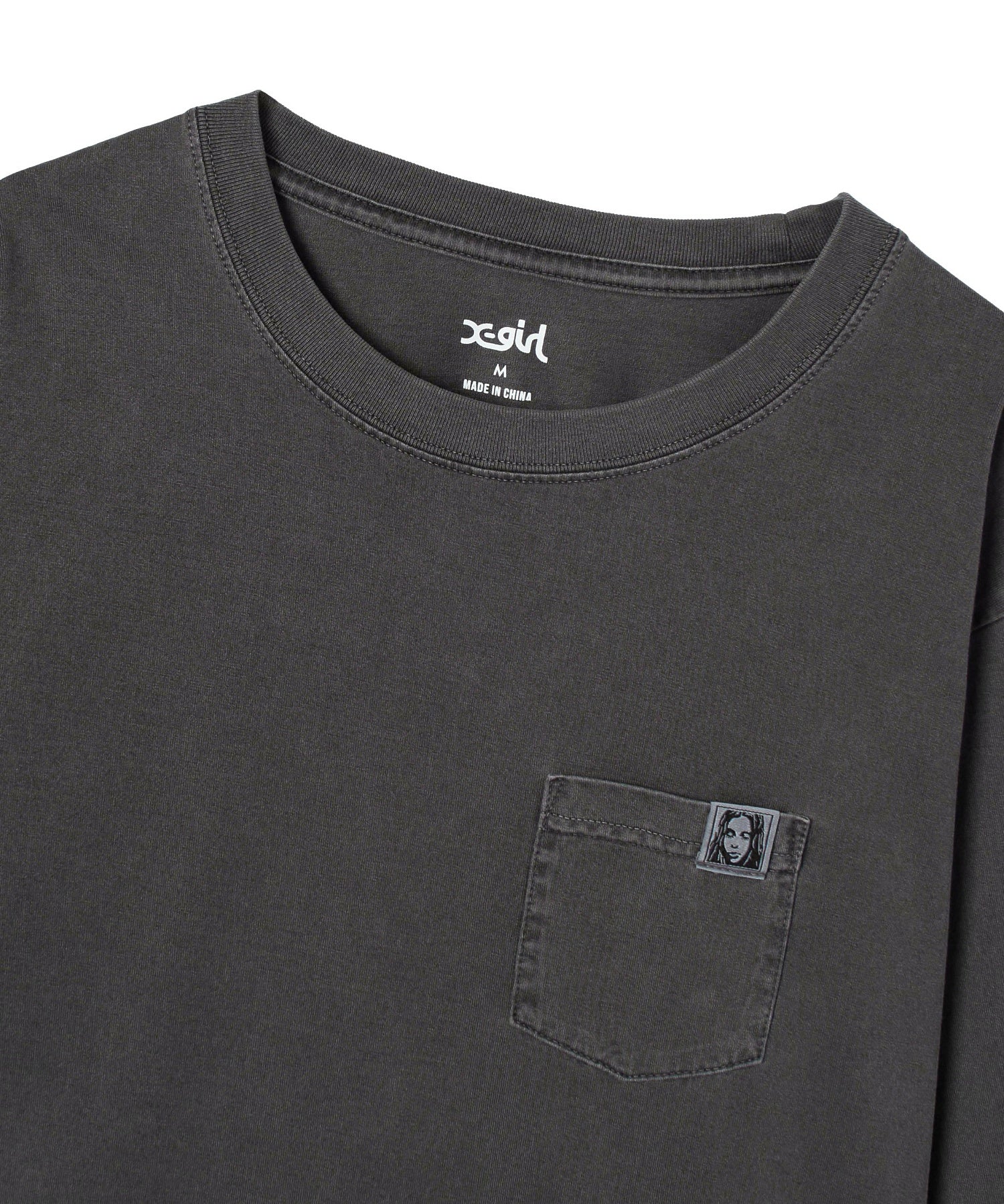 PIGMENT DYED POCKET L/S TEE