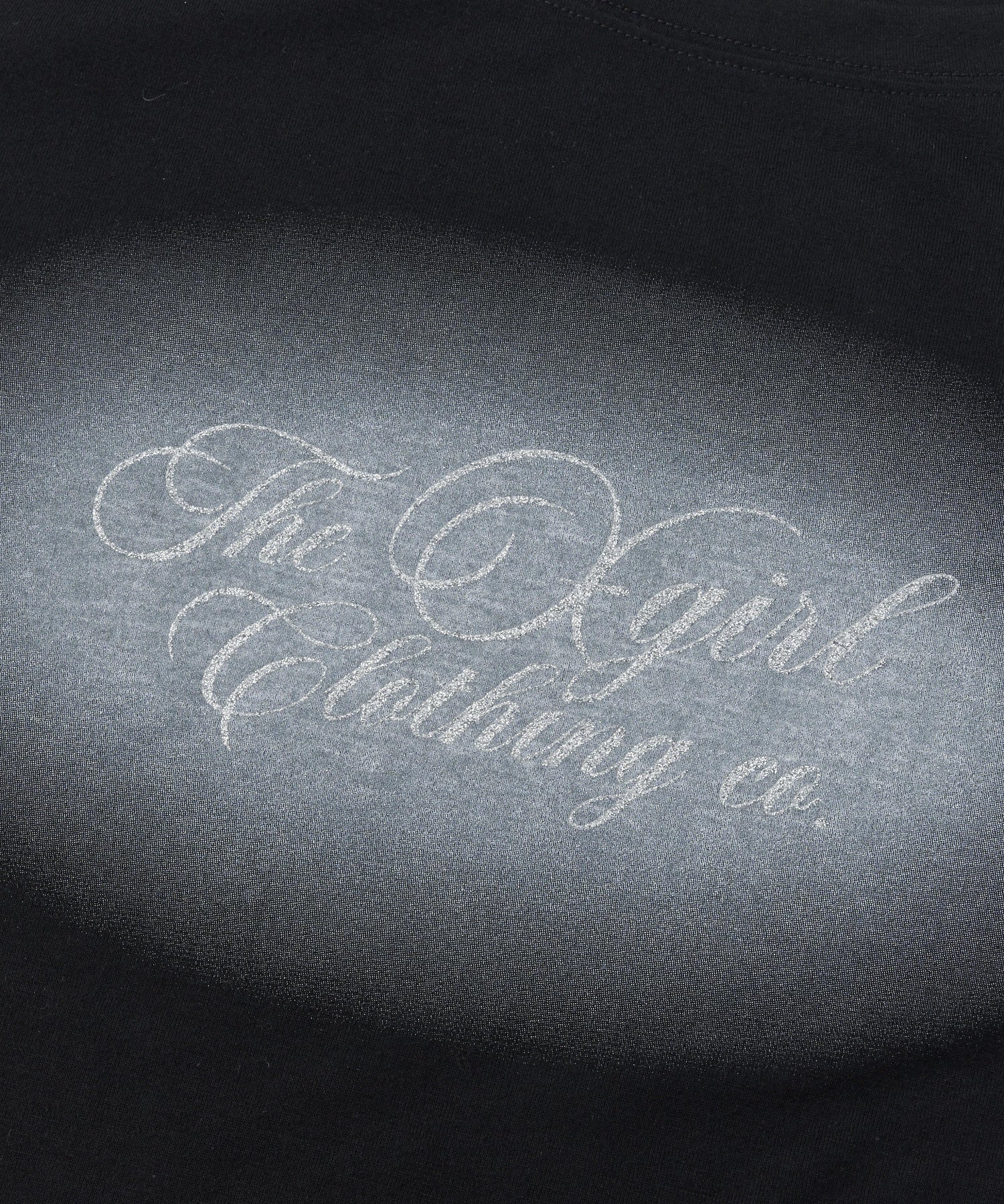 SCRIPT LOGO ONE SHOULDER L/S TEE