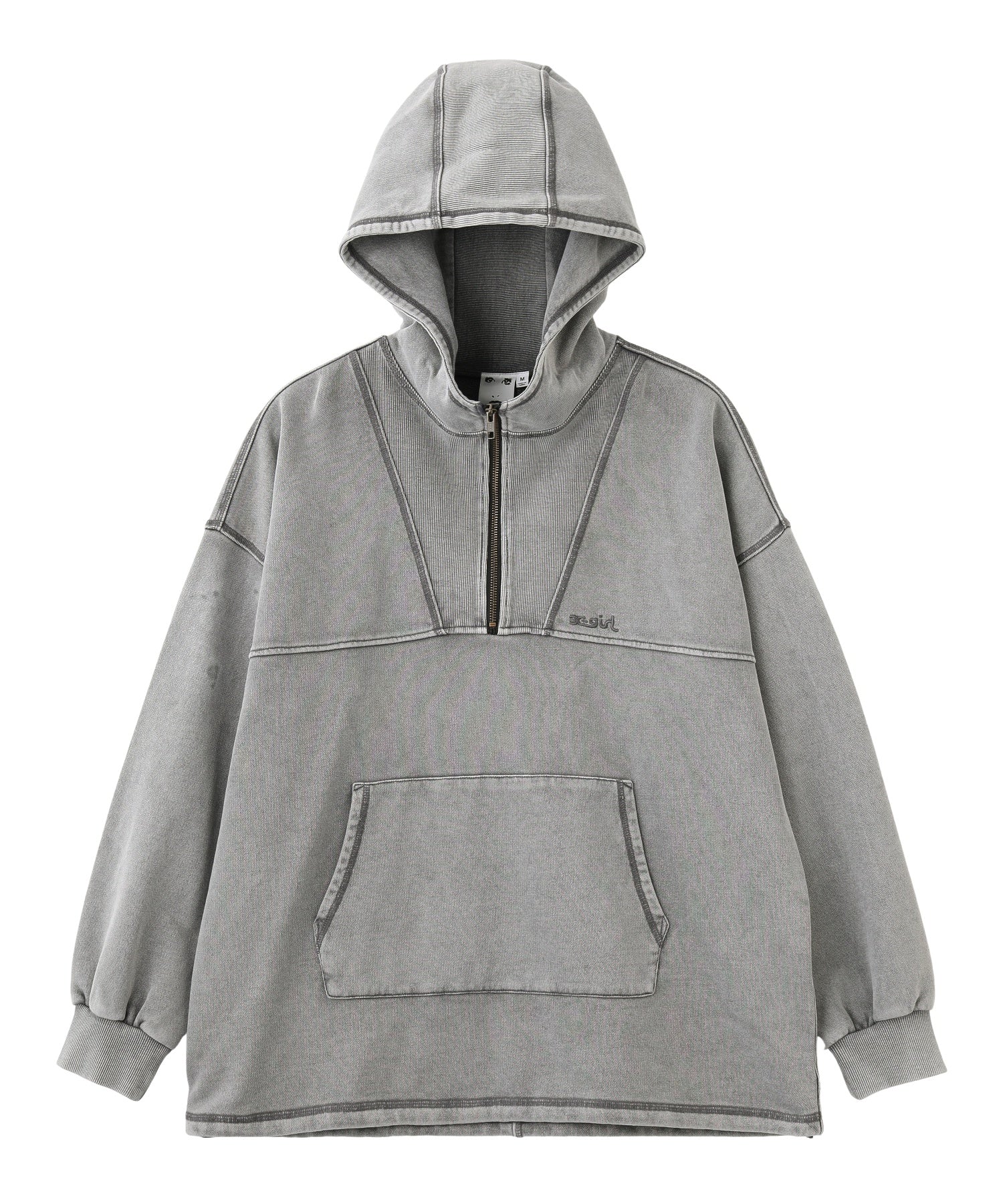 BLEACHED ANORAK SWEAT TOP