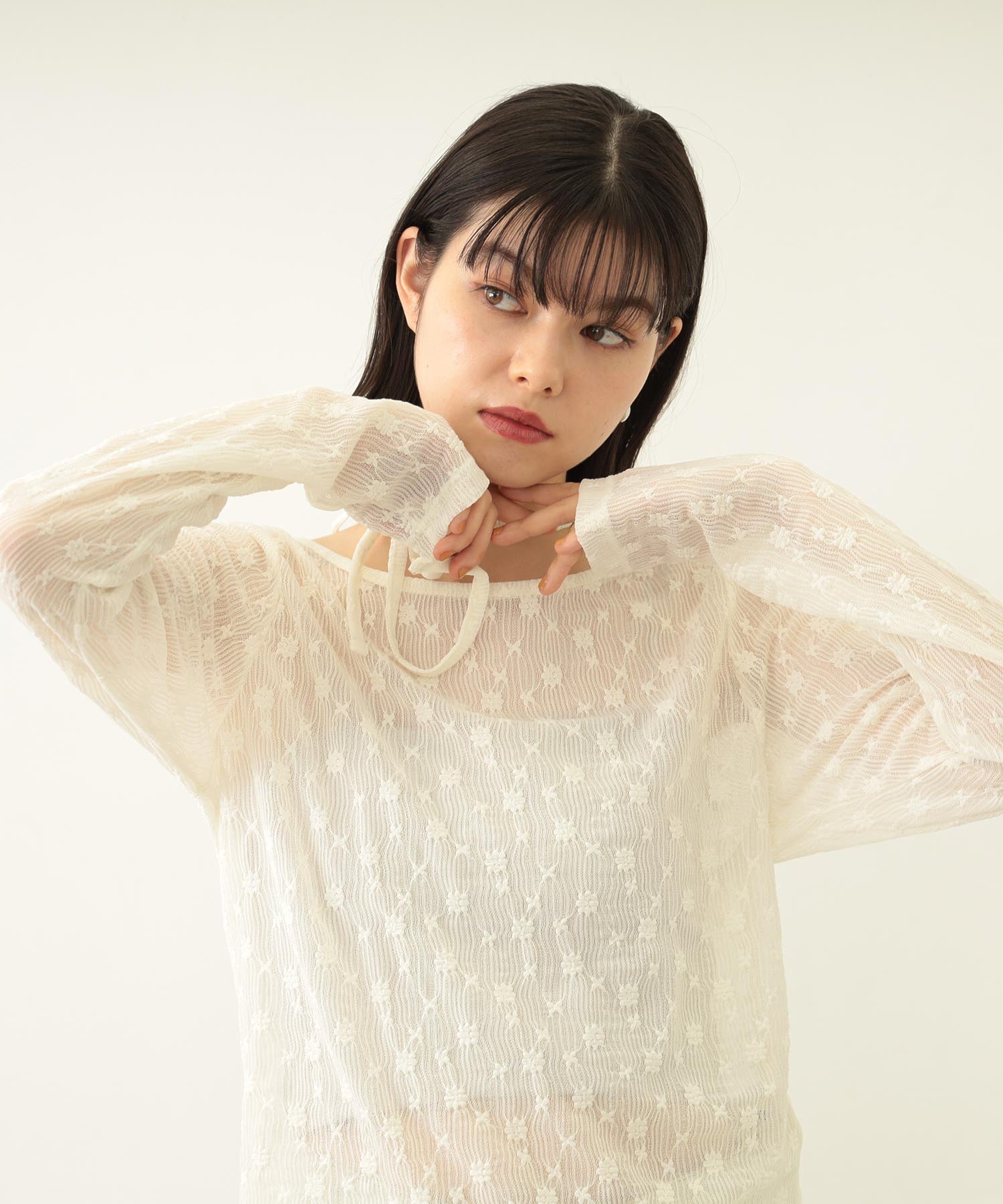 LACE L/S TOP