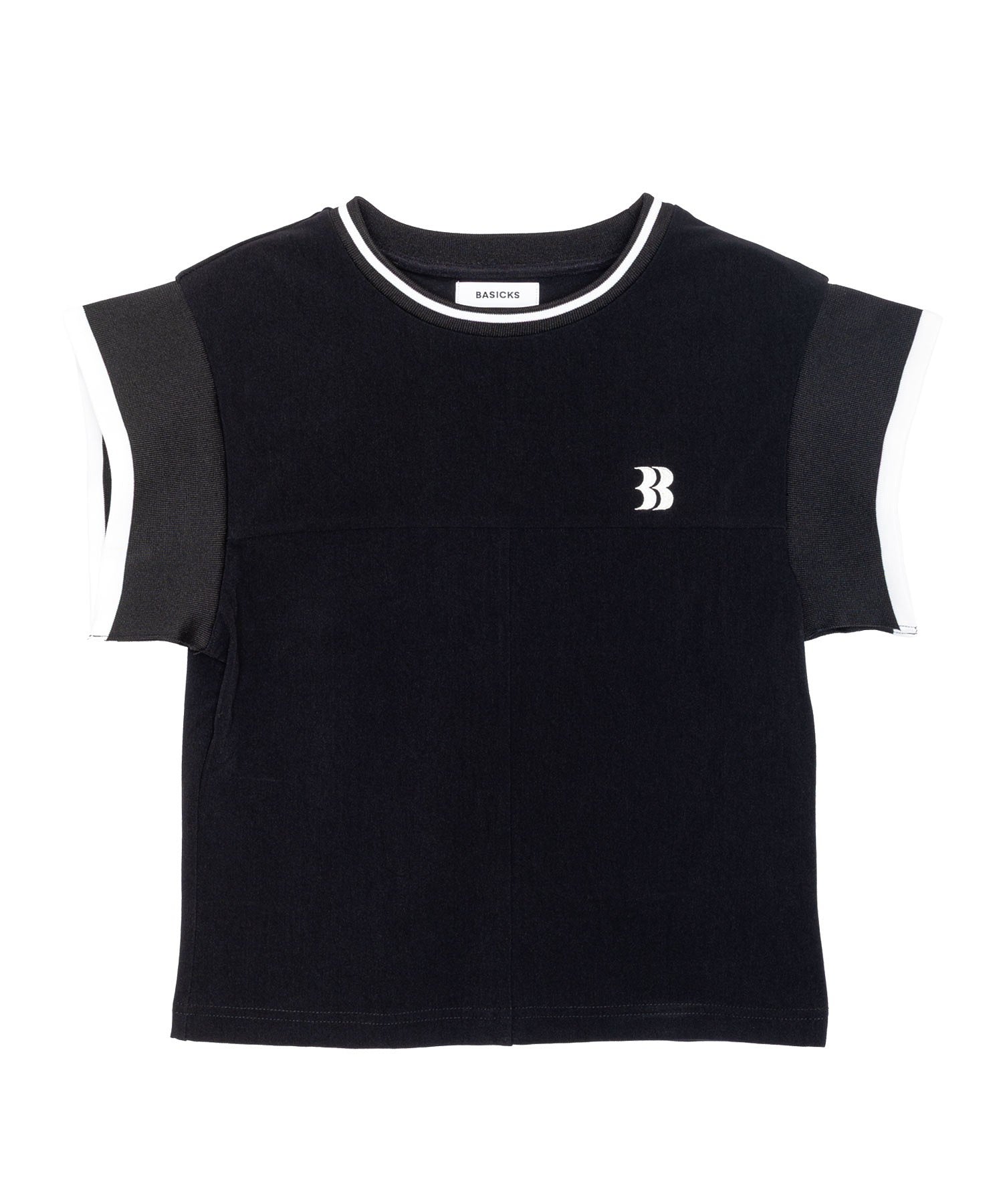 BASICKS/POLO SLEEVE T-SHIRT