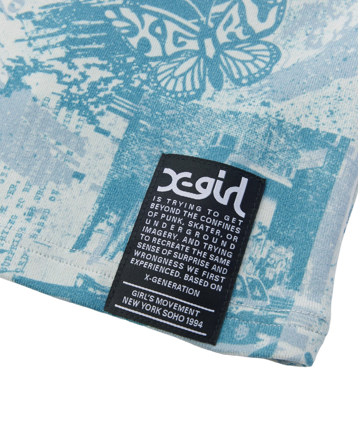 BRUSHED COLLAGE GRAPHIC S/S BABY TEE