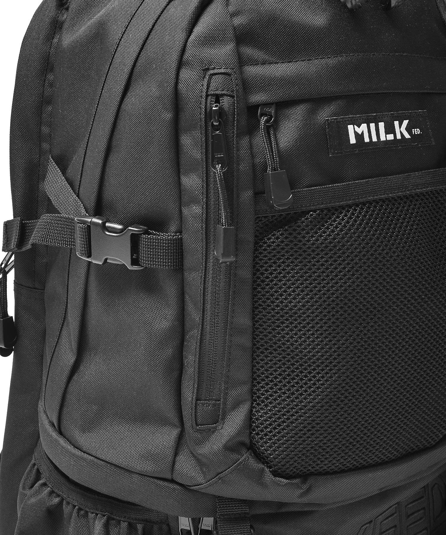 【定番】NEO EMBROIDERY BIG BACKPACK BAR MILKFED.
