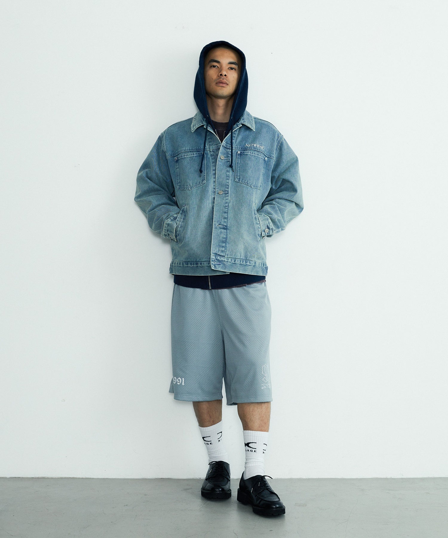 EMB DENIM JACKET
