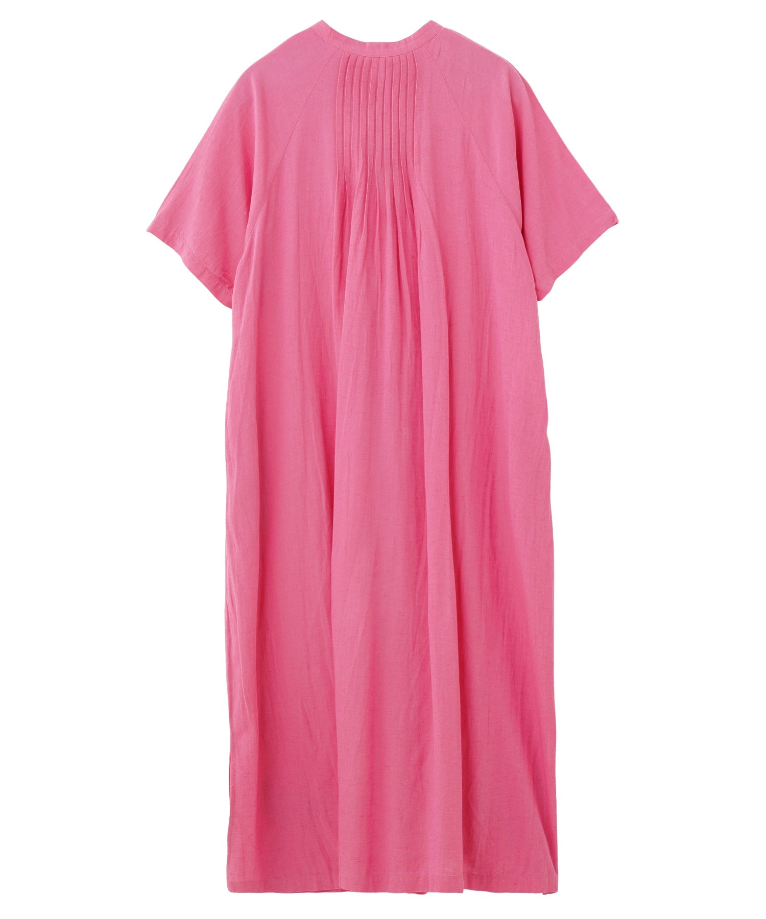 SLIT NECK S/S DRESS