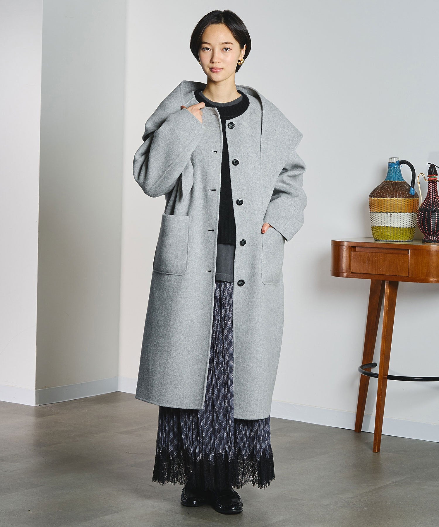 model:166cm 着用サイズ:ONE SIZE