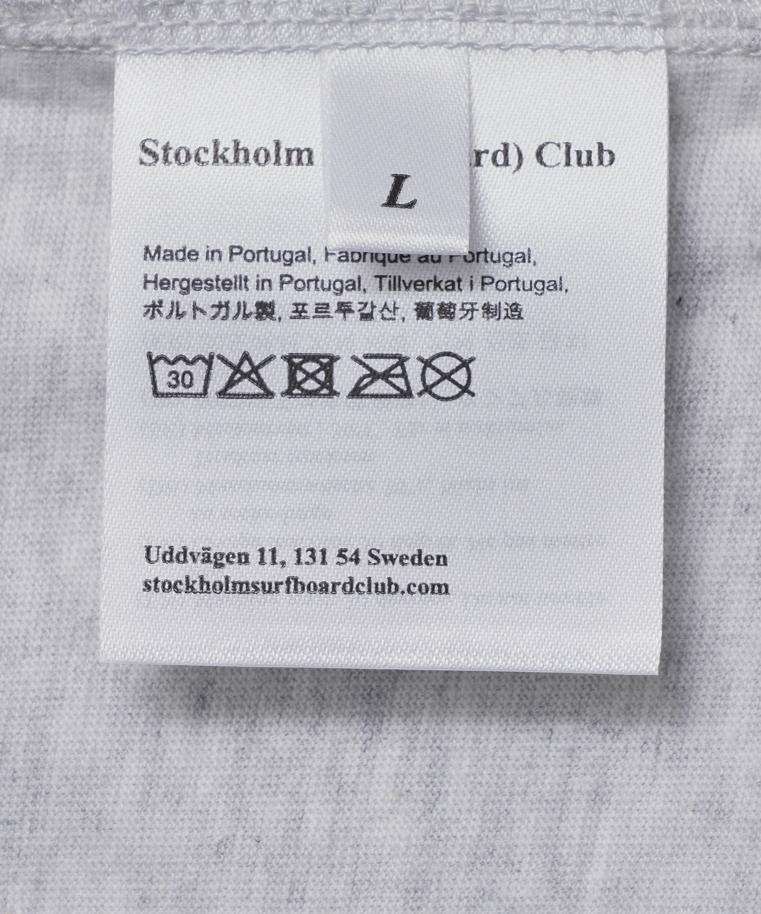 STOCKHOLM SURFBORD CLUB/ストックホルムサーフボードクラブ/Box Tee Sponsor /U1000176G94