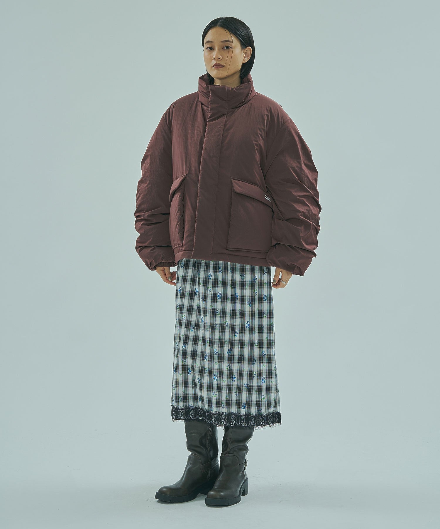 model:163cm 着用サイズ:M