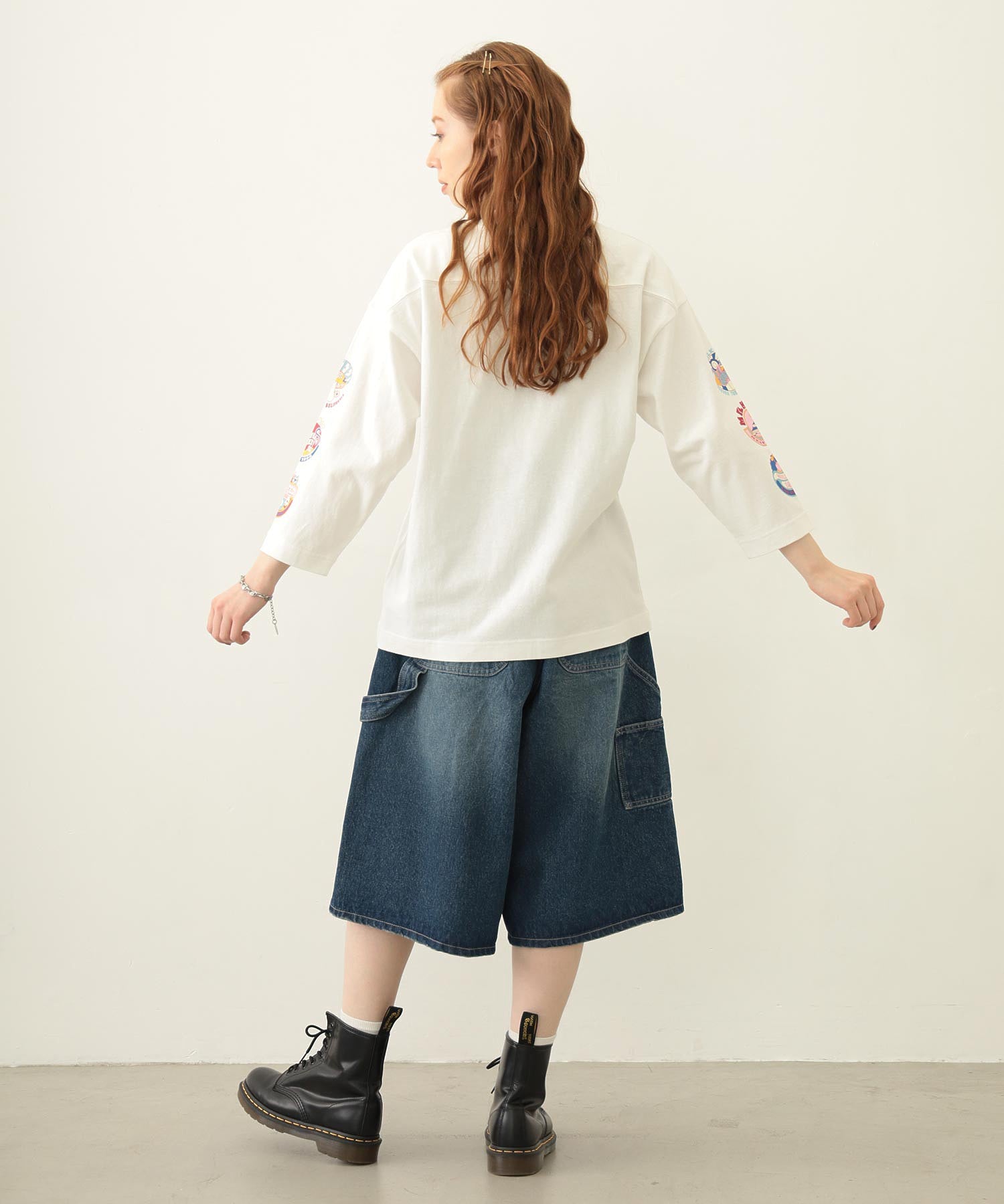 70S LOGO THREE QUARTER SLEEVE TOP