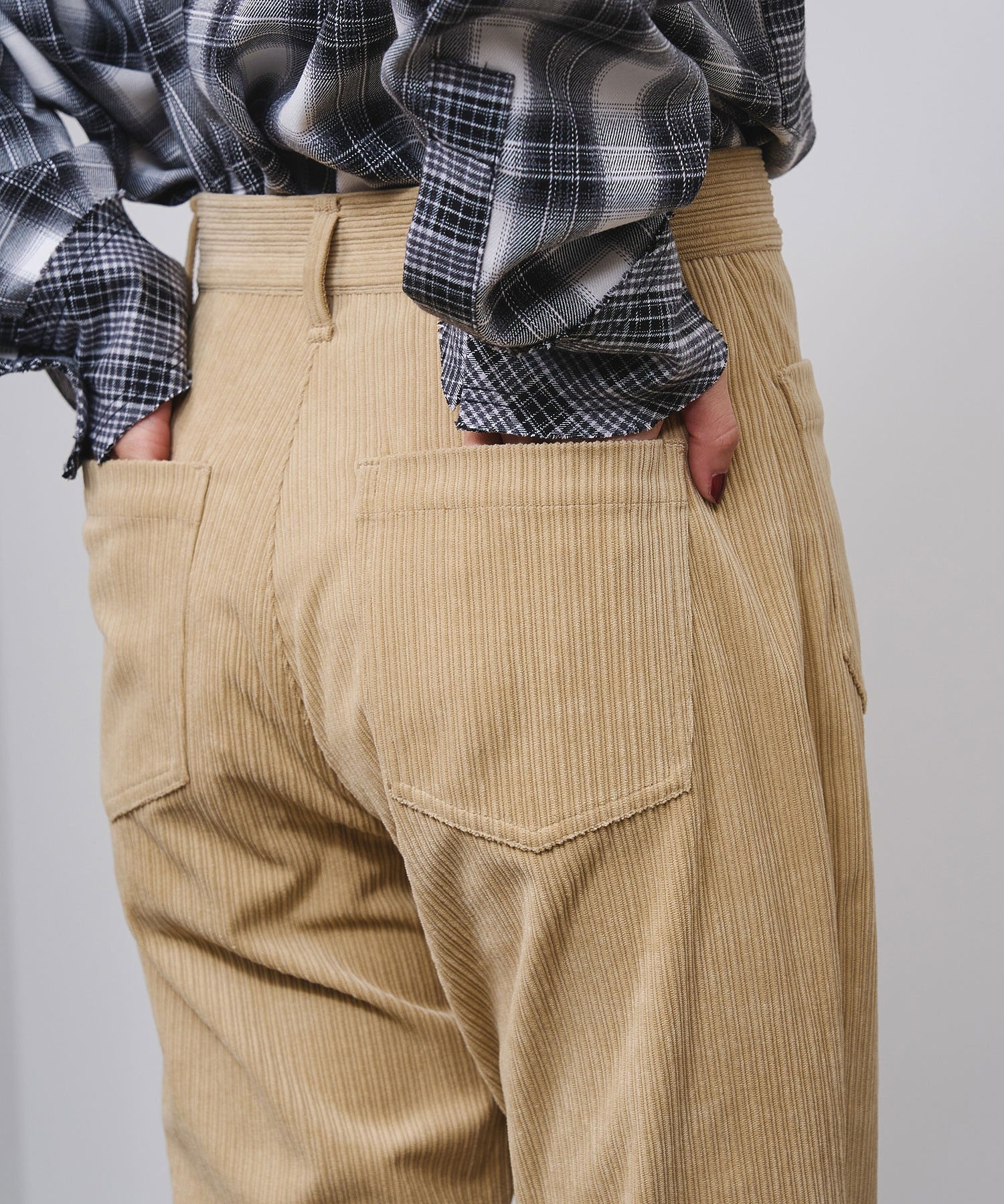 CORDUROY FLARE PANTS