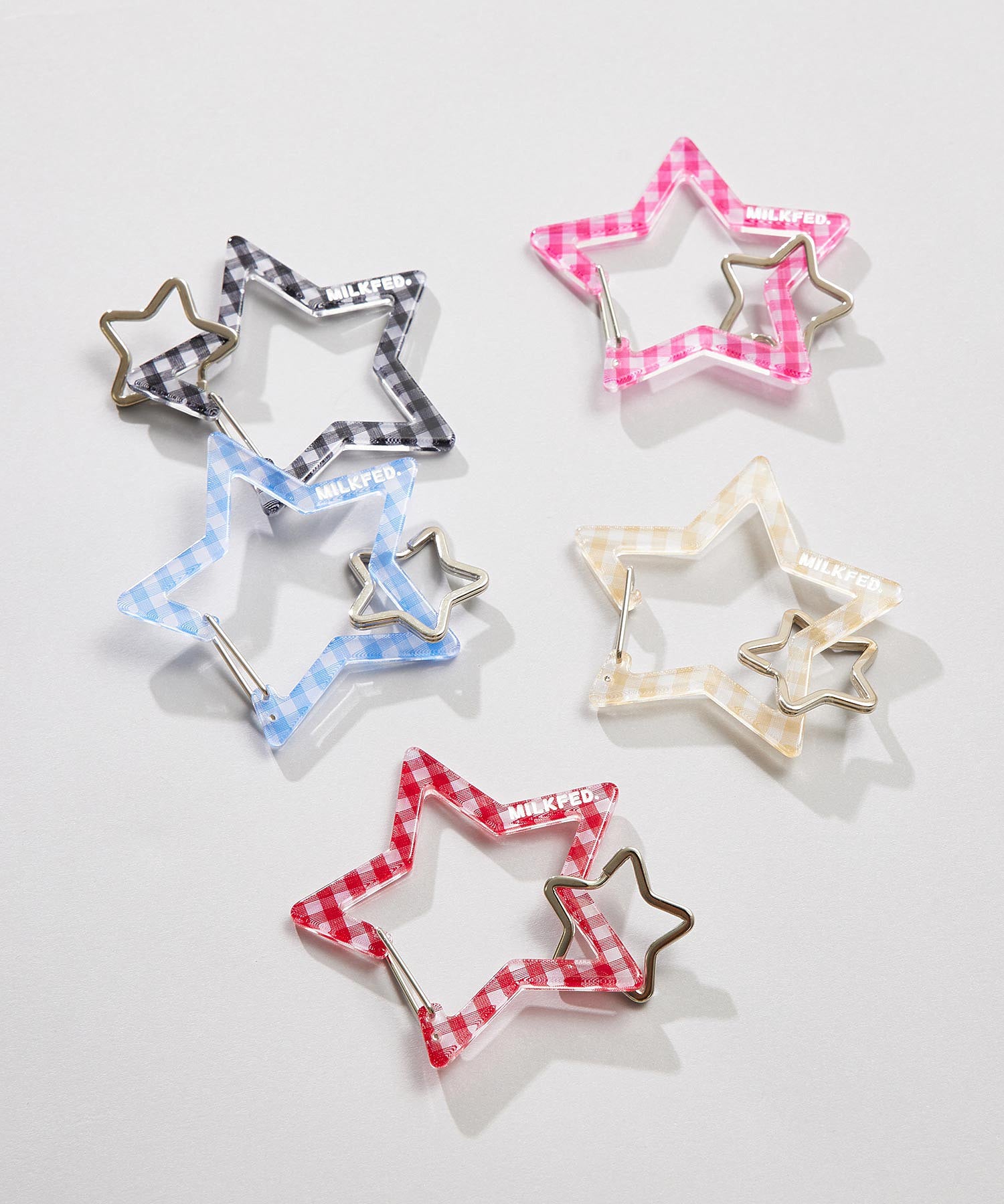 NEO STAR CARABINER GINGHAM MILKFED.