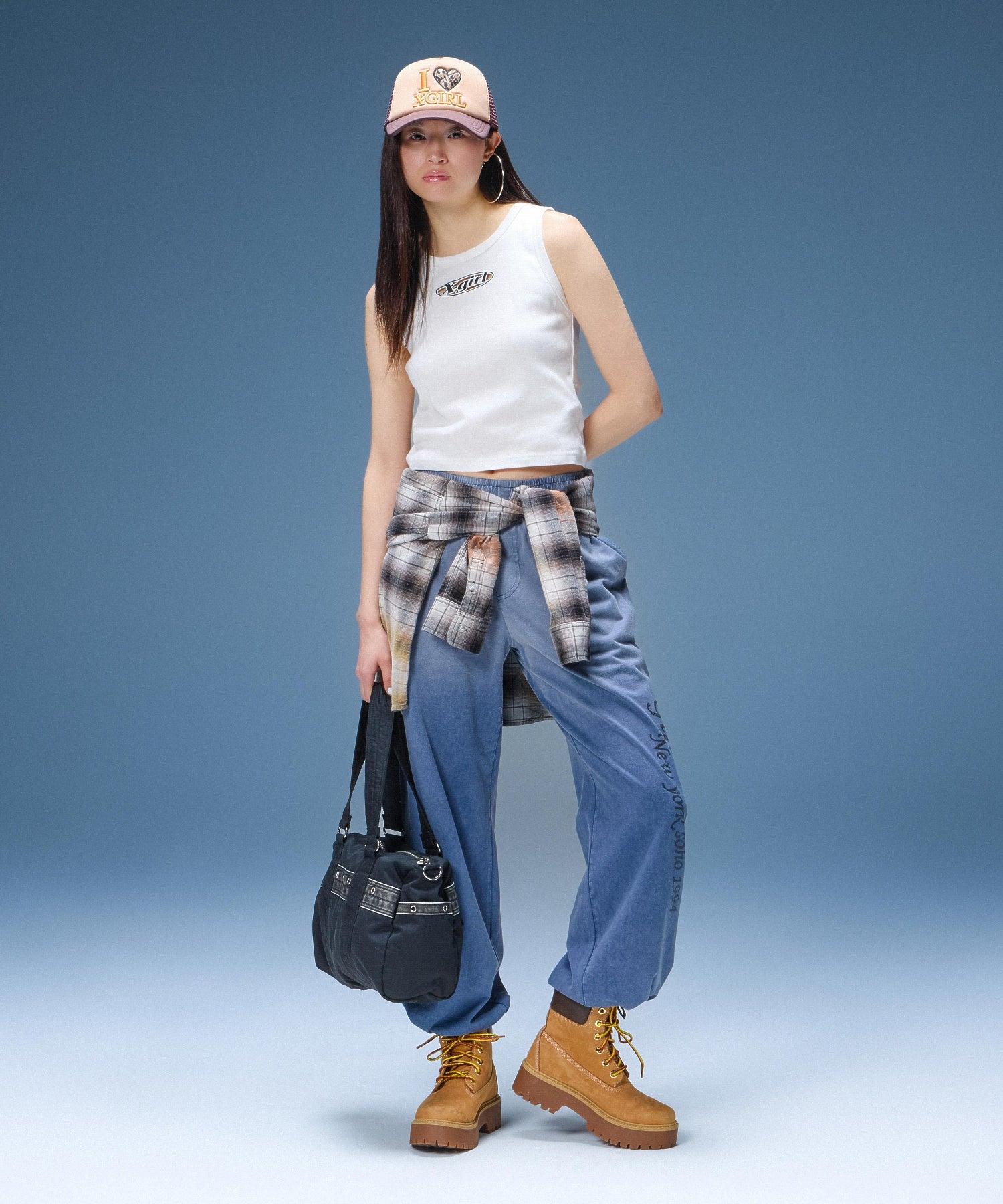 I LOVE X-GIRL TRUCKER CAP