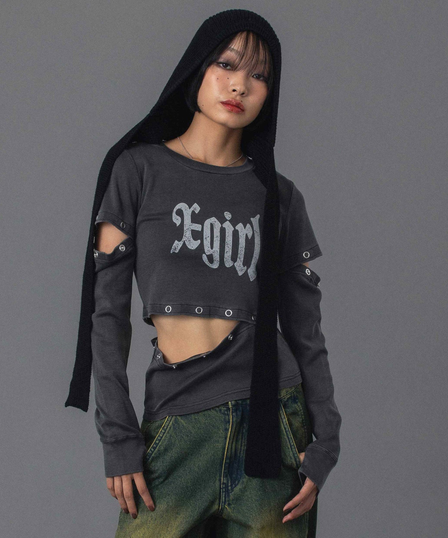 FADED MULTIWAY L/S TOP