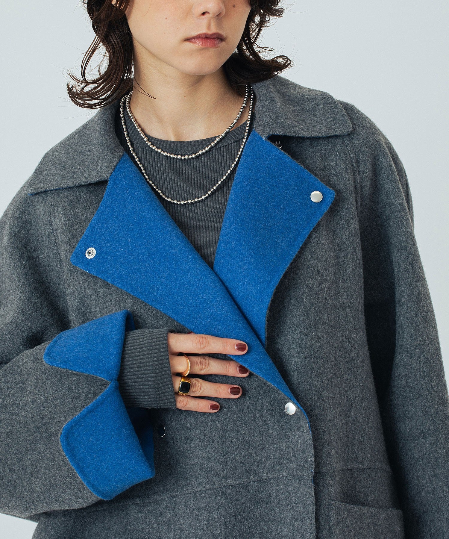 CREOLME/REVERSIBLE MIDDLE COAT