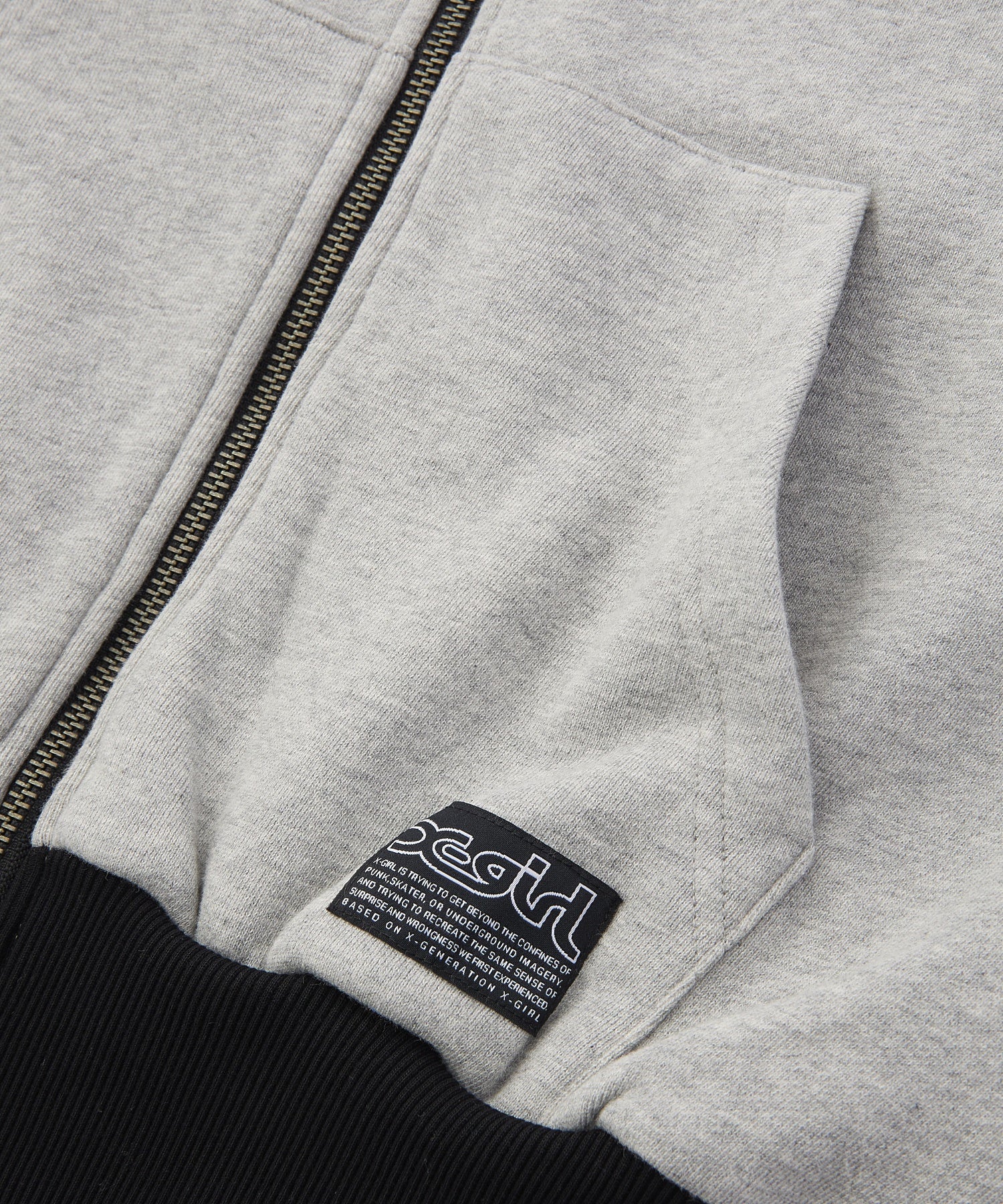 ZIP UP SWEAT BLOUSON