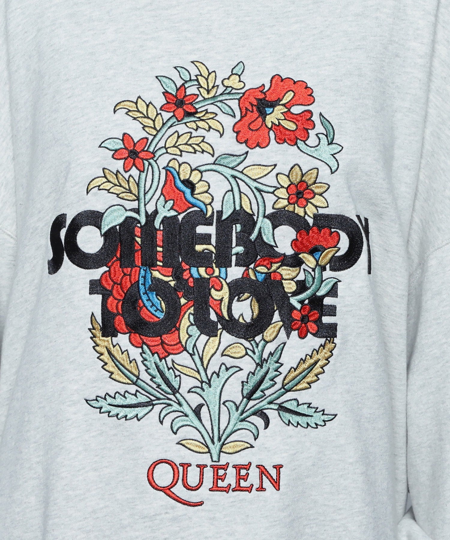 QUEEN エンブロイダリービッグスウェット
