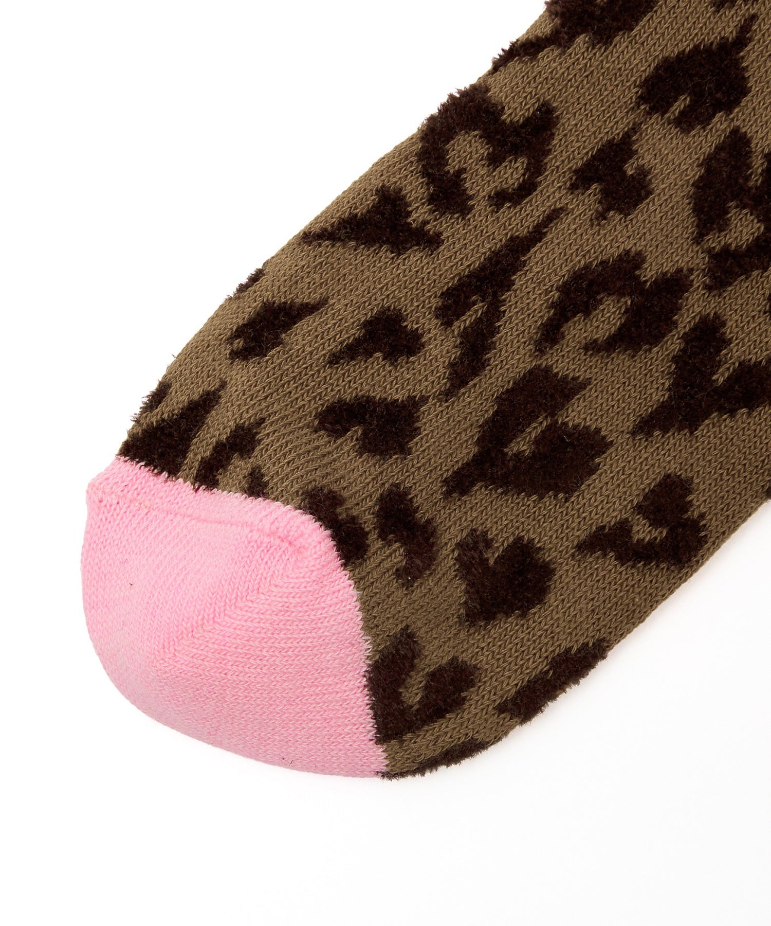 HEART LEOPARD JACQUARD SOCKS