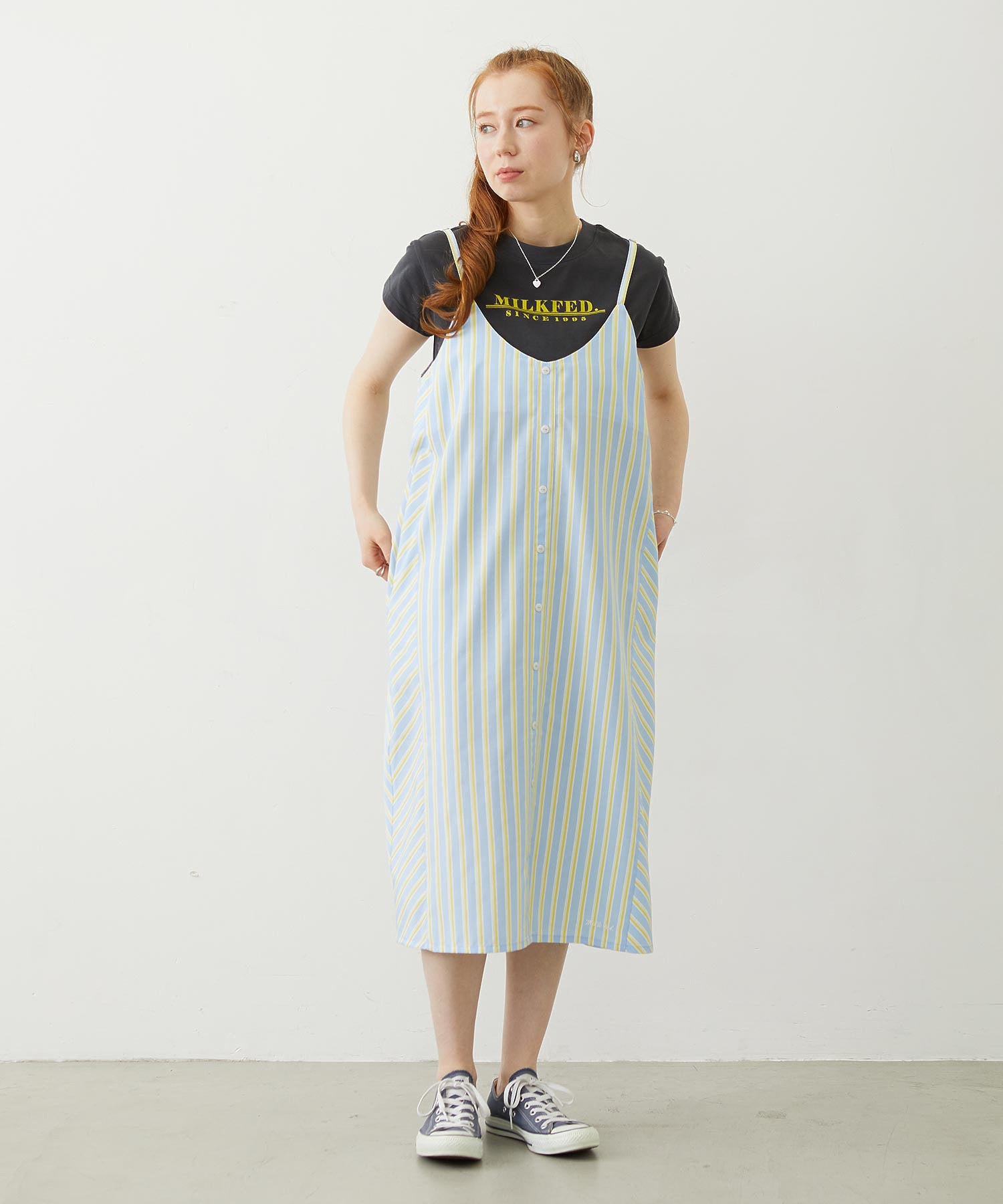 LINE LOGO FRENCH SLEEVE TOP