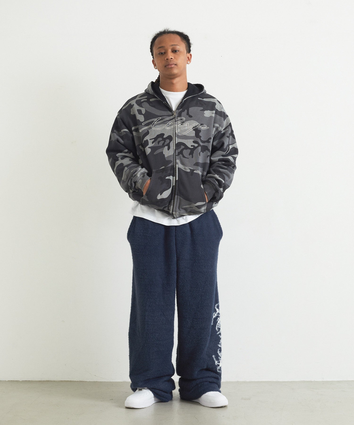 JACQUARD KNIT PANTS