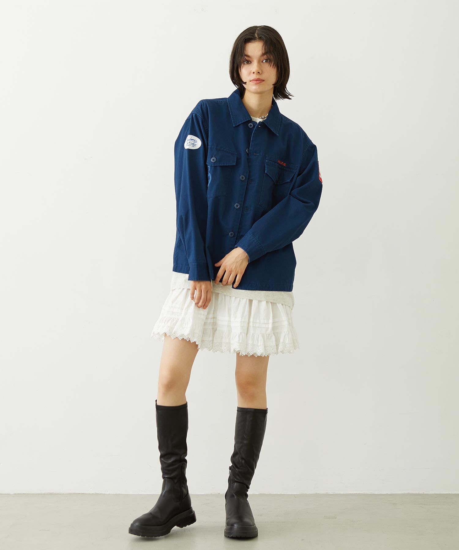 PATCHED UTILITY SHIRT