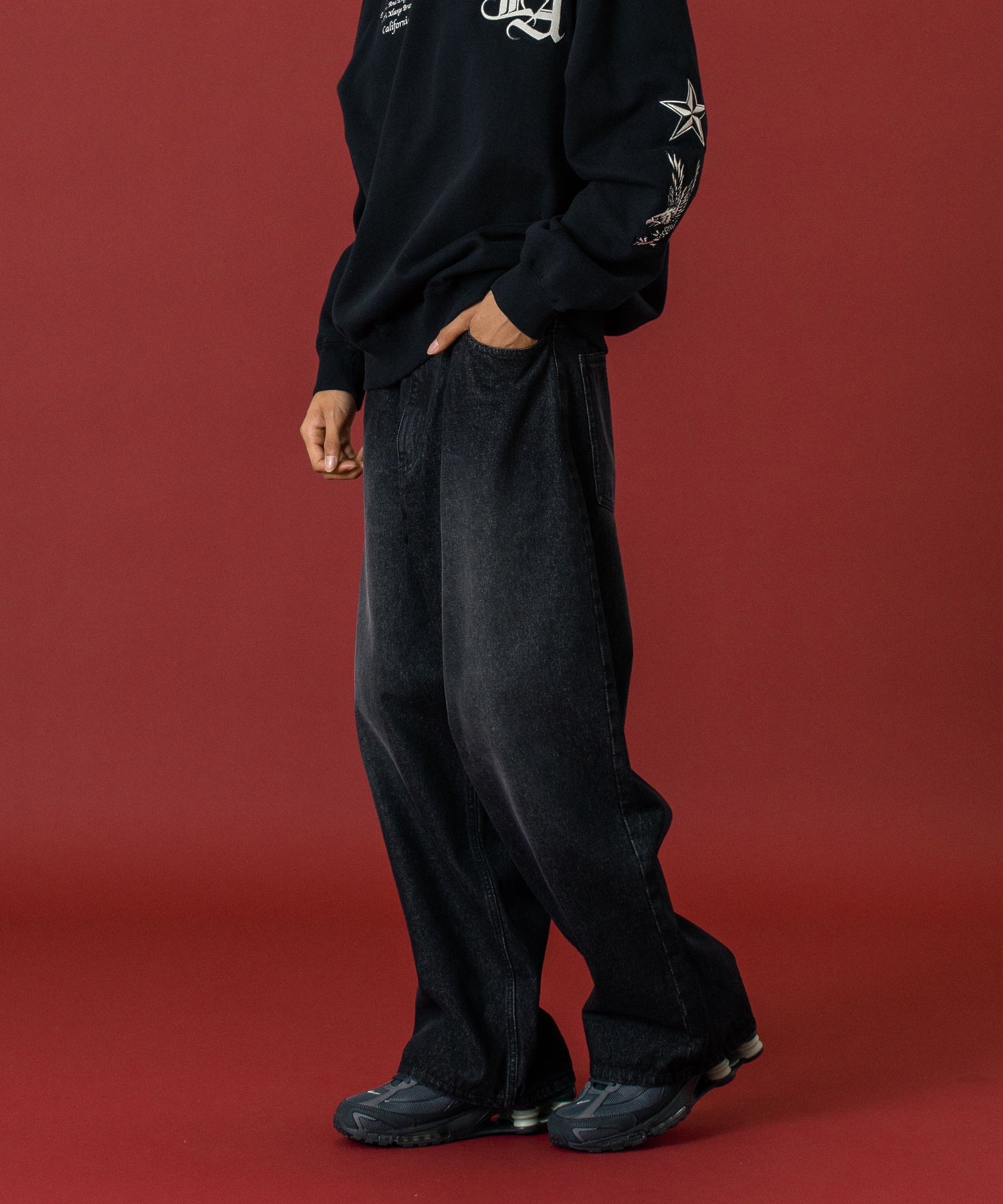 MODEL 身長183cm / 着用サイズ：34inch