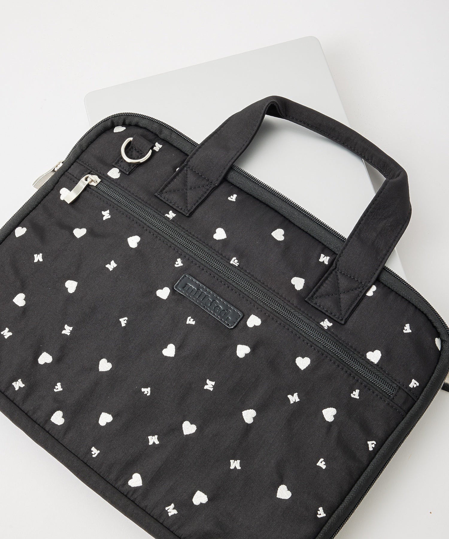 HEART EMBROIDERY PC BAG MILKFED.