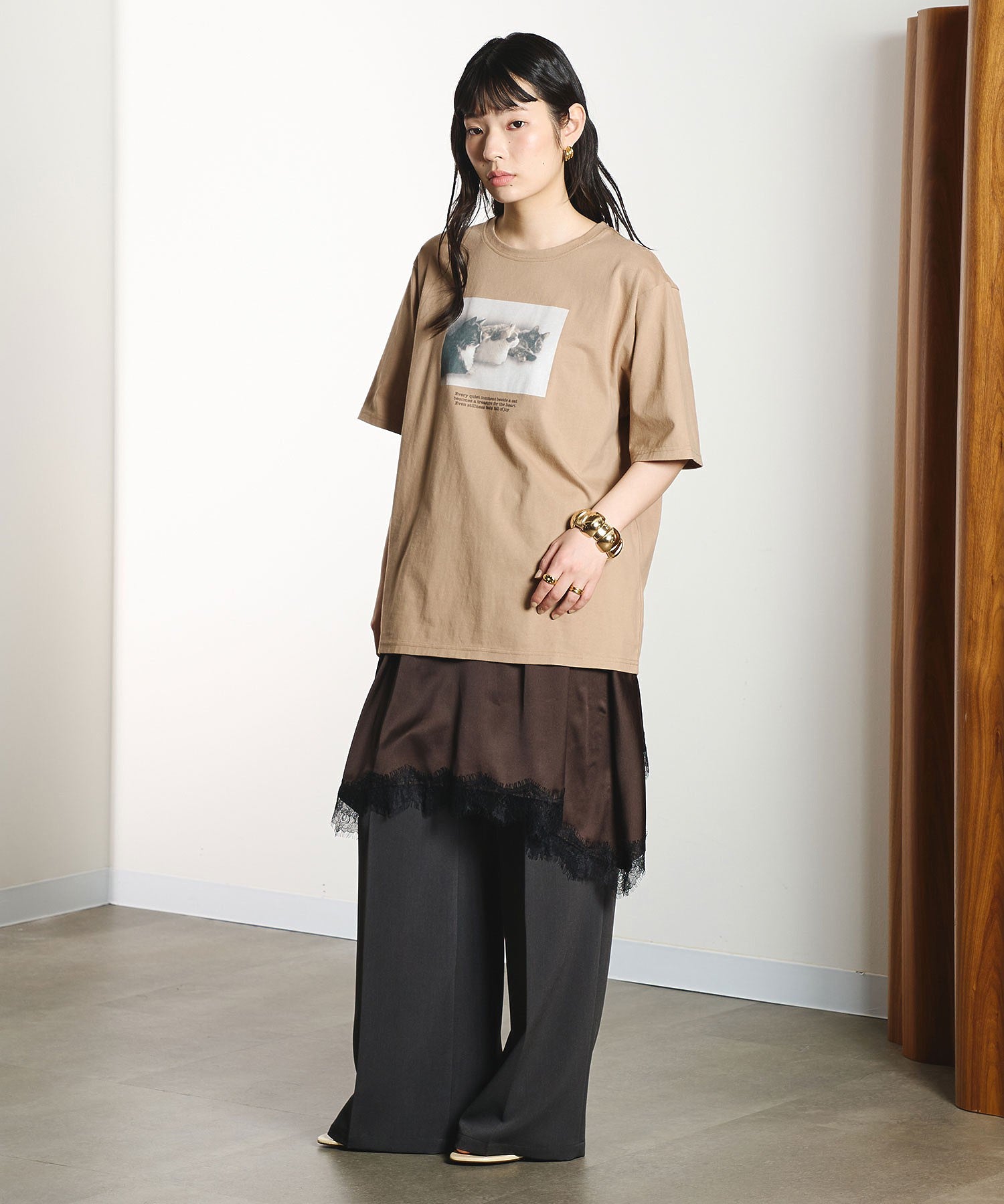 model:163cm 着用サイズ:ONE SIZE