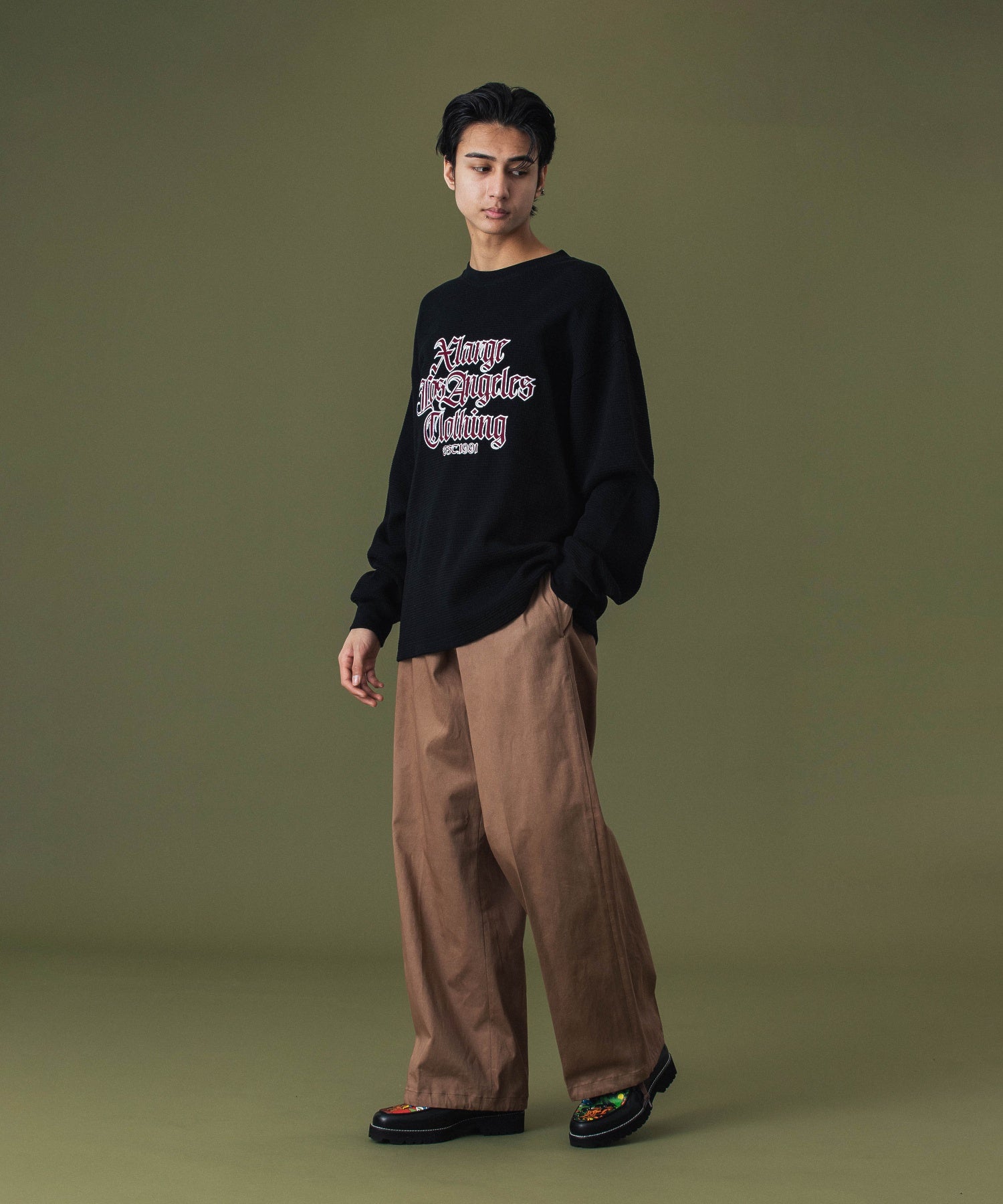 OLD ENGLISH THERMAL L/S TOP