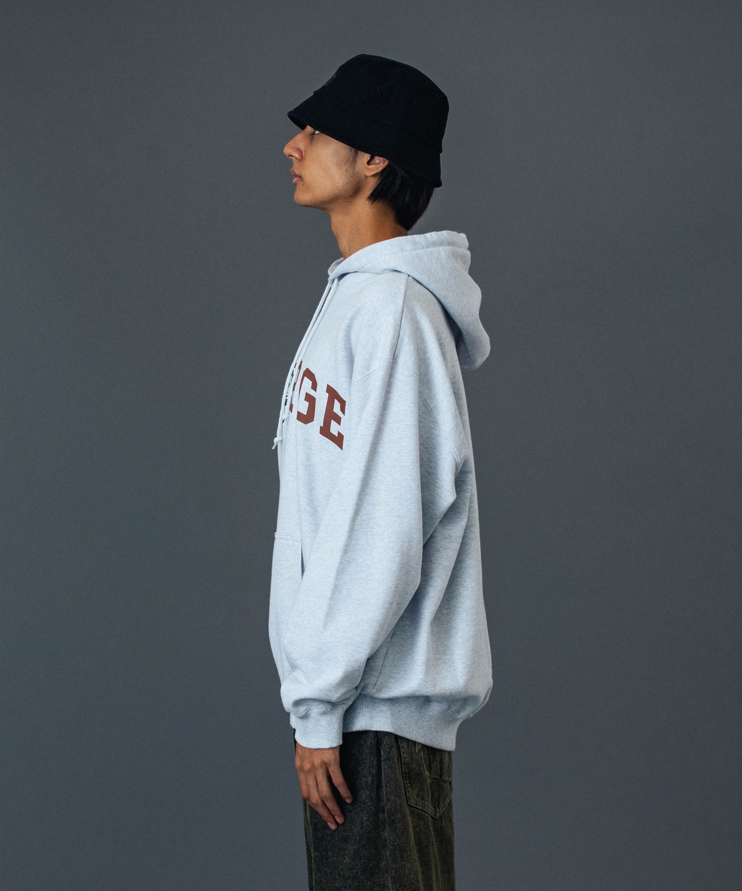 LA PATCHED  HOODED SWEATSHIRT