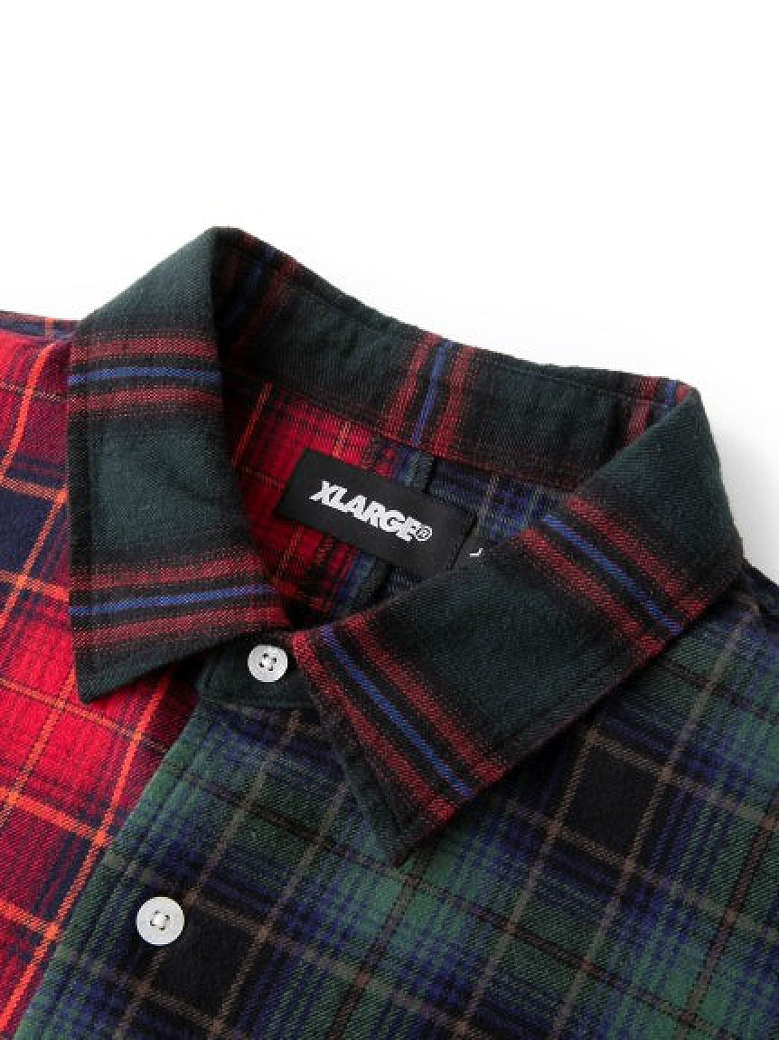 L/S PATCHWORK SHIRT SILAS