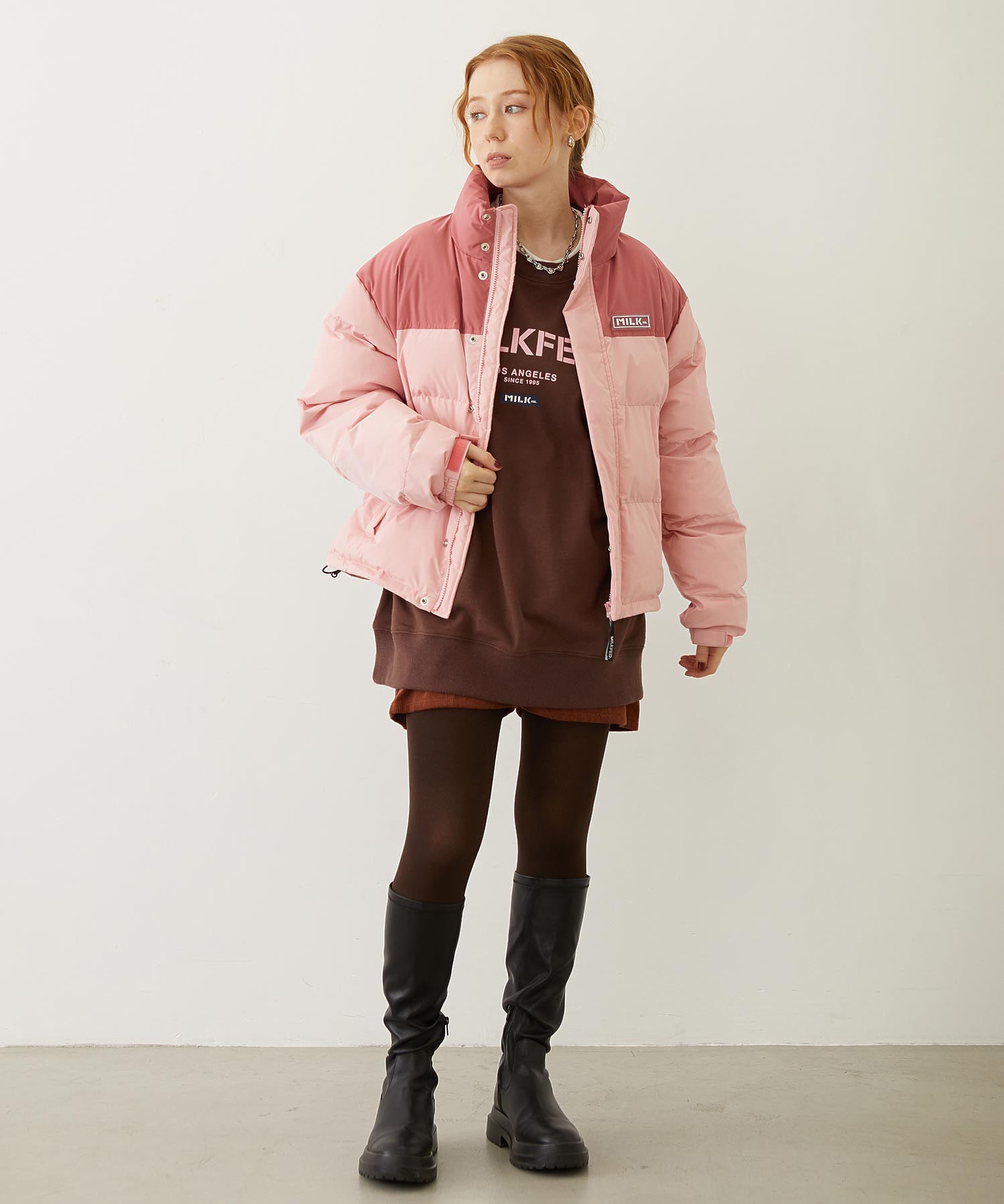 BAR PATCH PUFFER JACKET