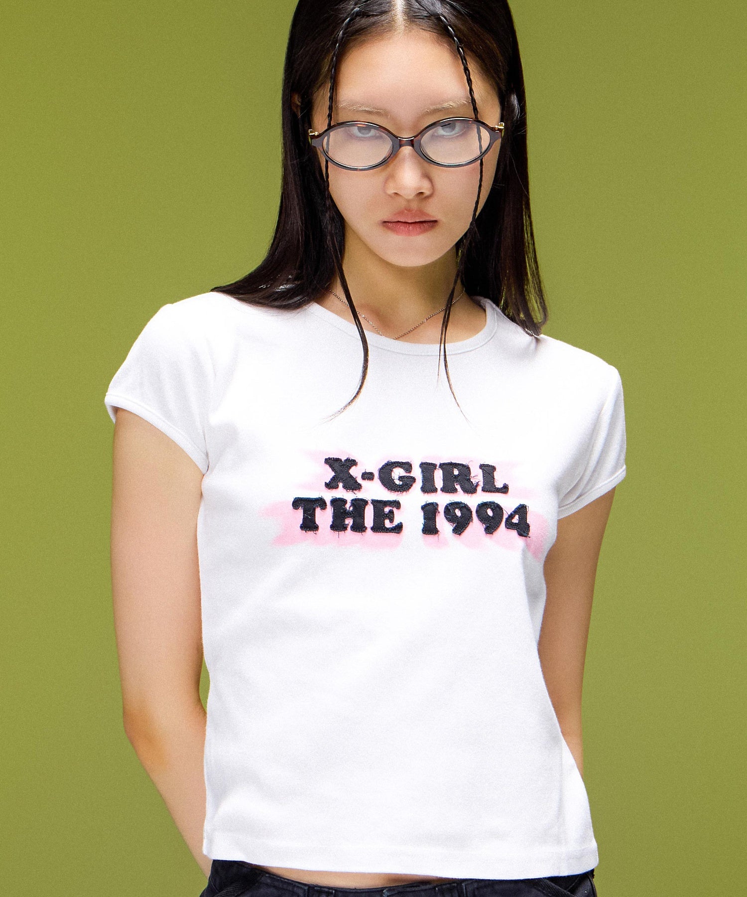 SPRAY AND PATCH S/S BABY TEE