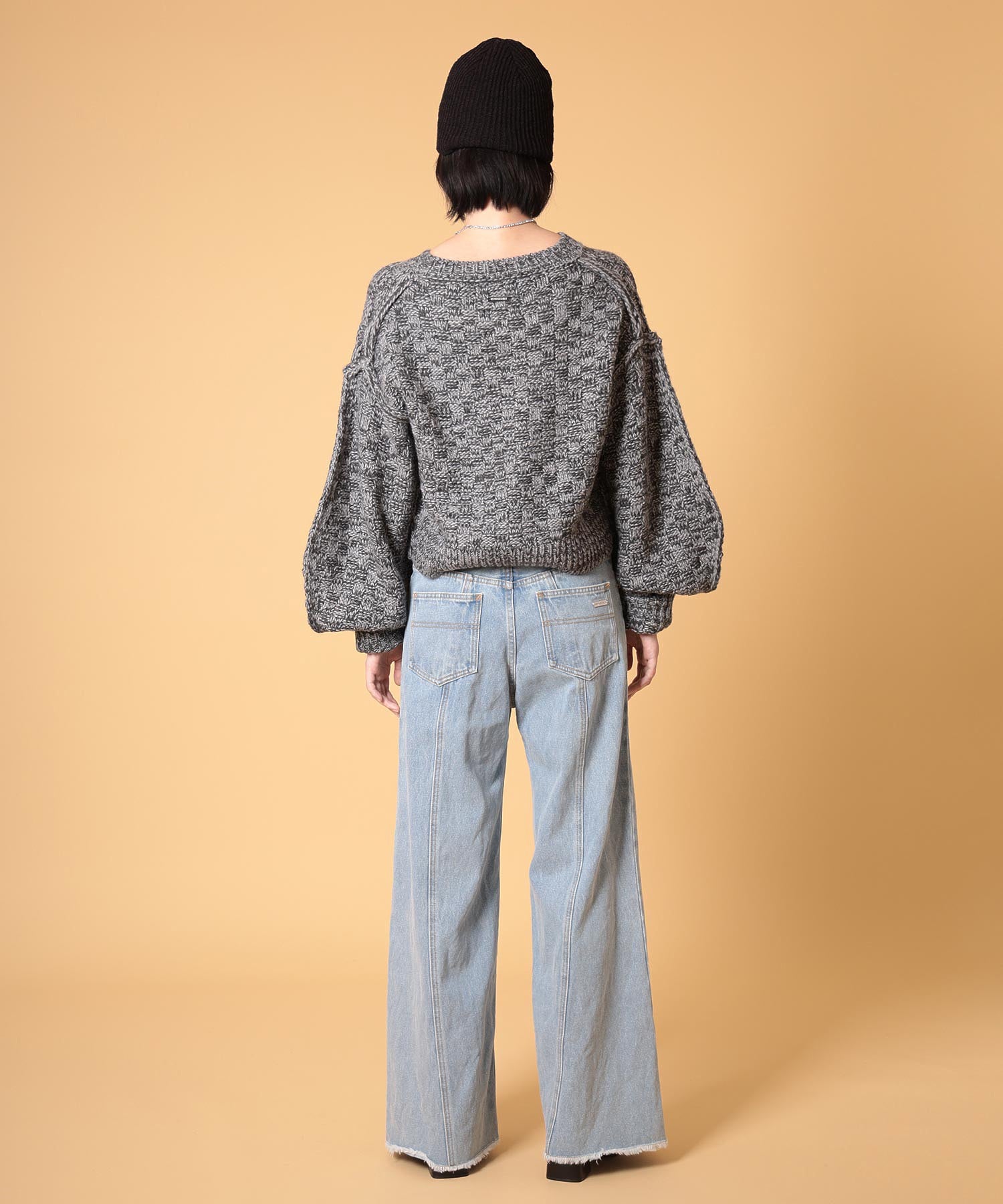 ミックスニットプルオーバー