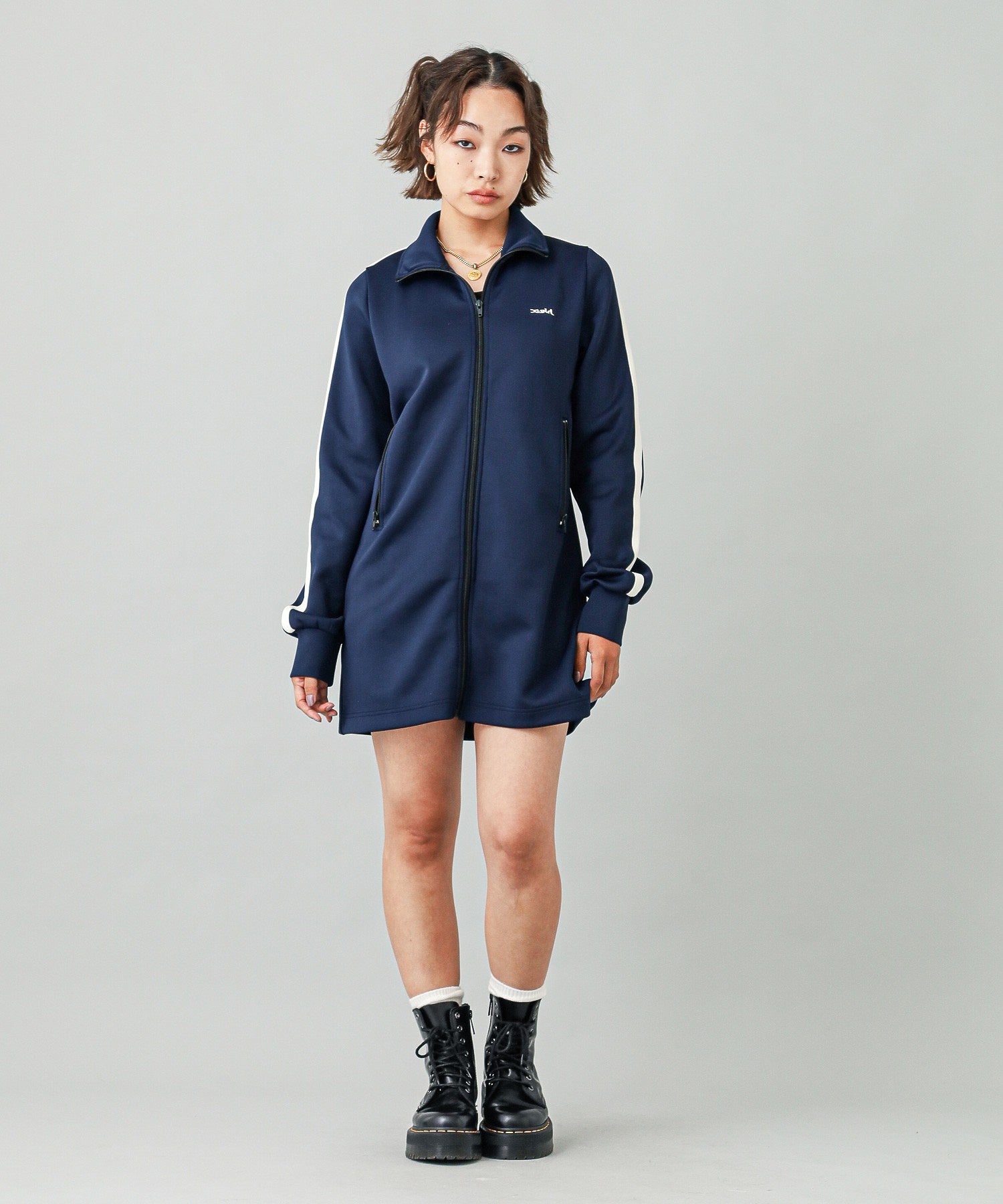 TRACK JERSEY DRESS