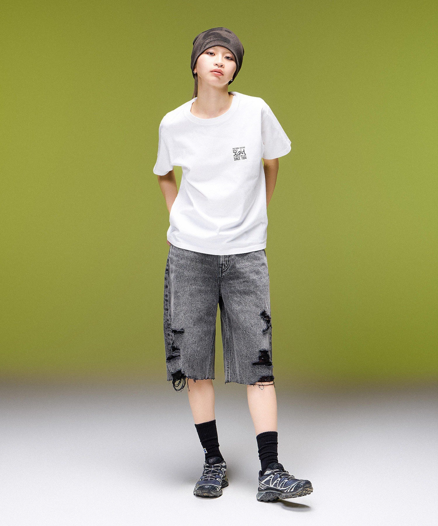 MILLS LOGO JACQUARD SOCKS