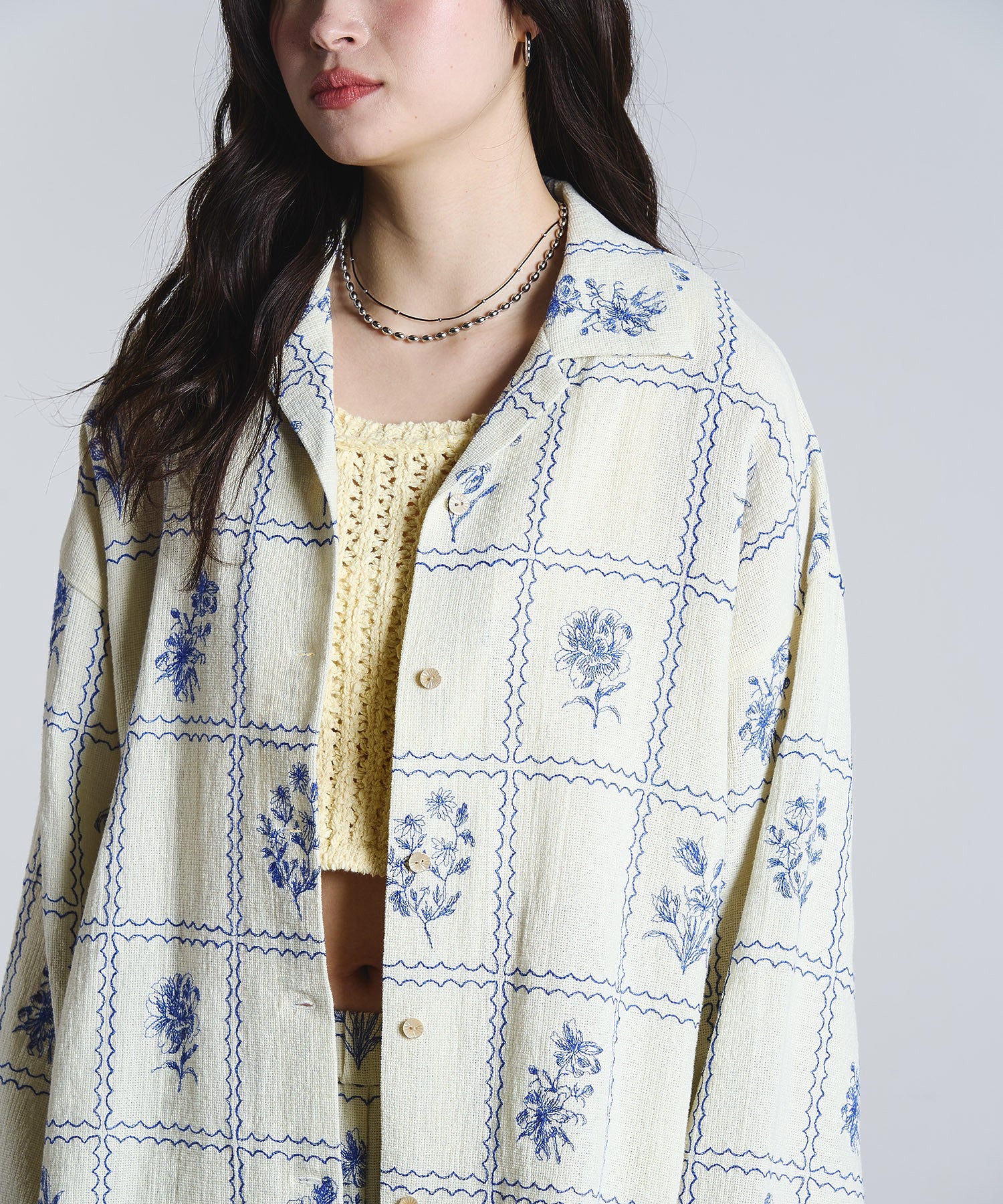 mag.by c/EMBROIDERY L/S SHIRT