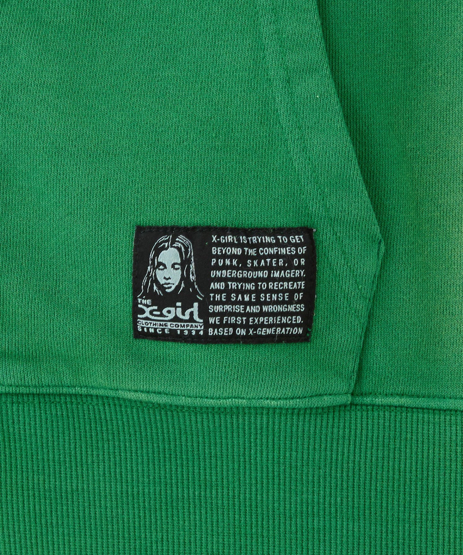OVERDYED ZIP UP SWEAT HOODIE