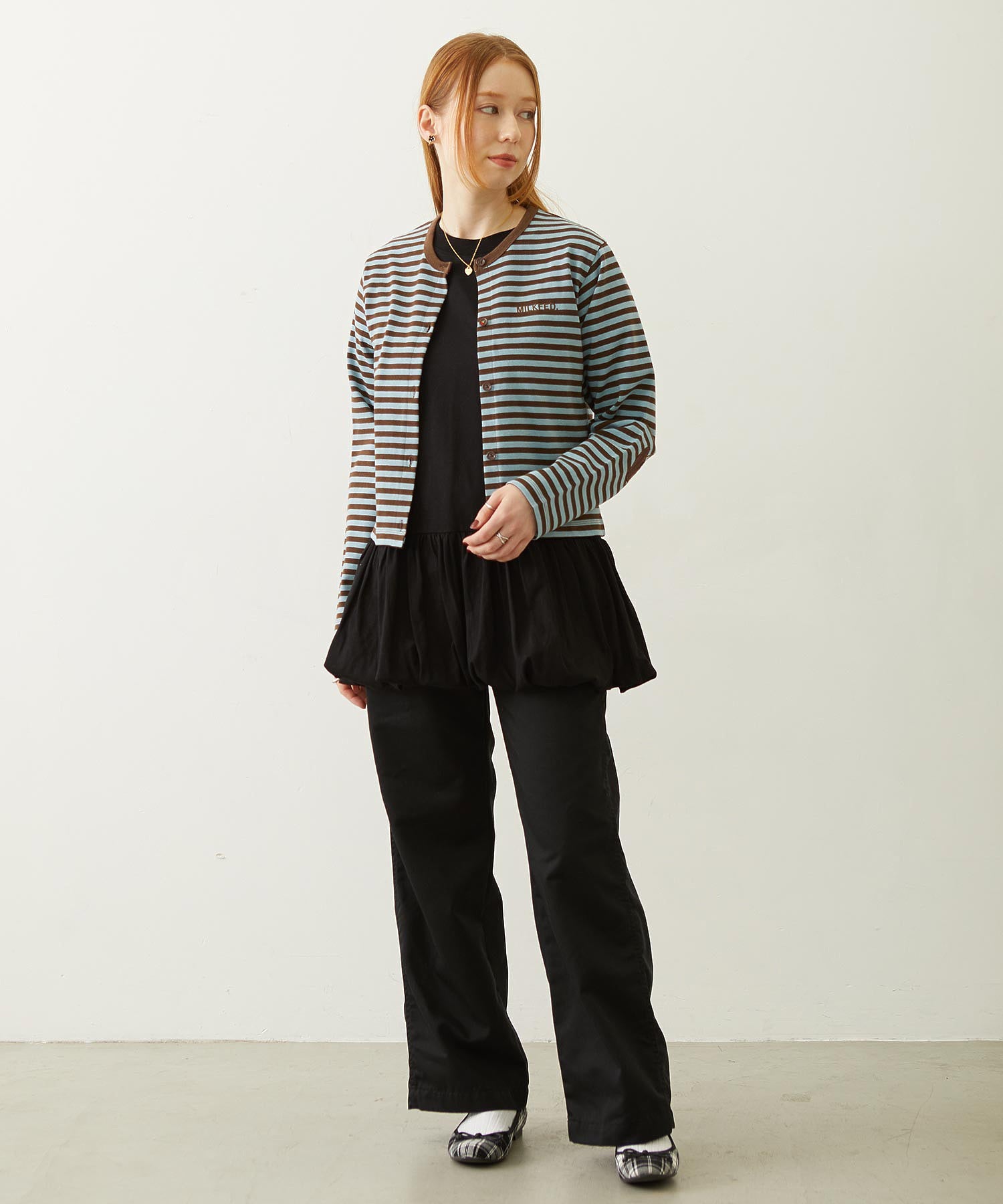 CHERRY ELBOW CARDIGAN