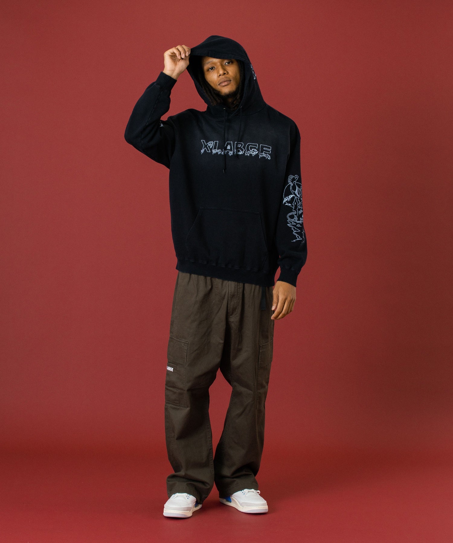 CREEPY MANSION HOODED SWEATSHIRT