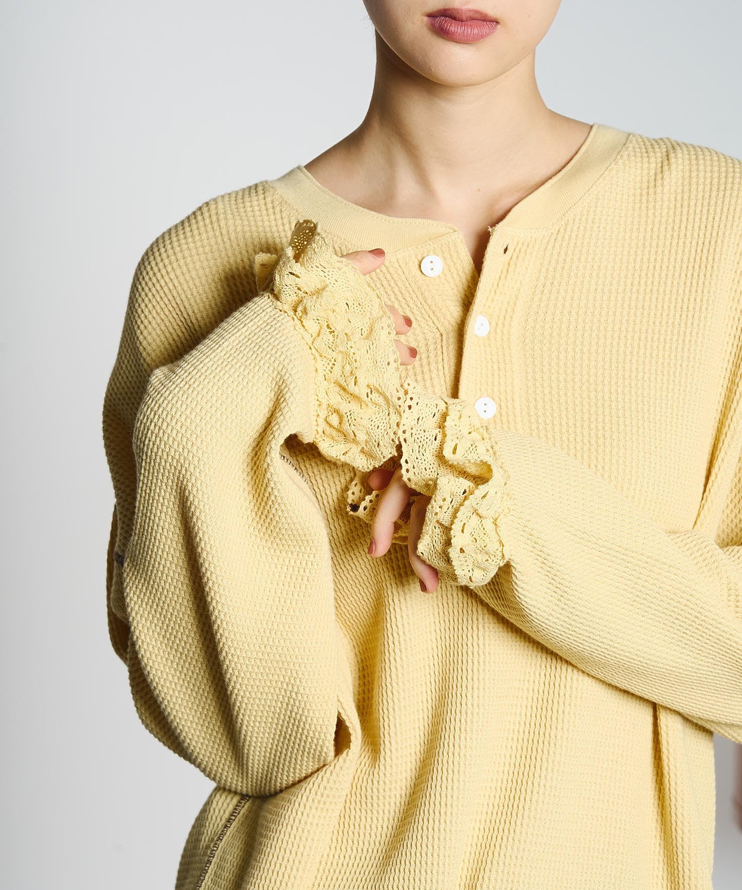 CREOLME/HENRY NECK L/S PULLOVER