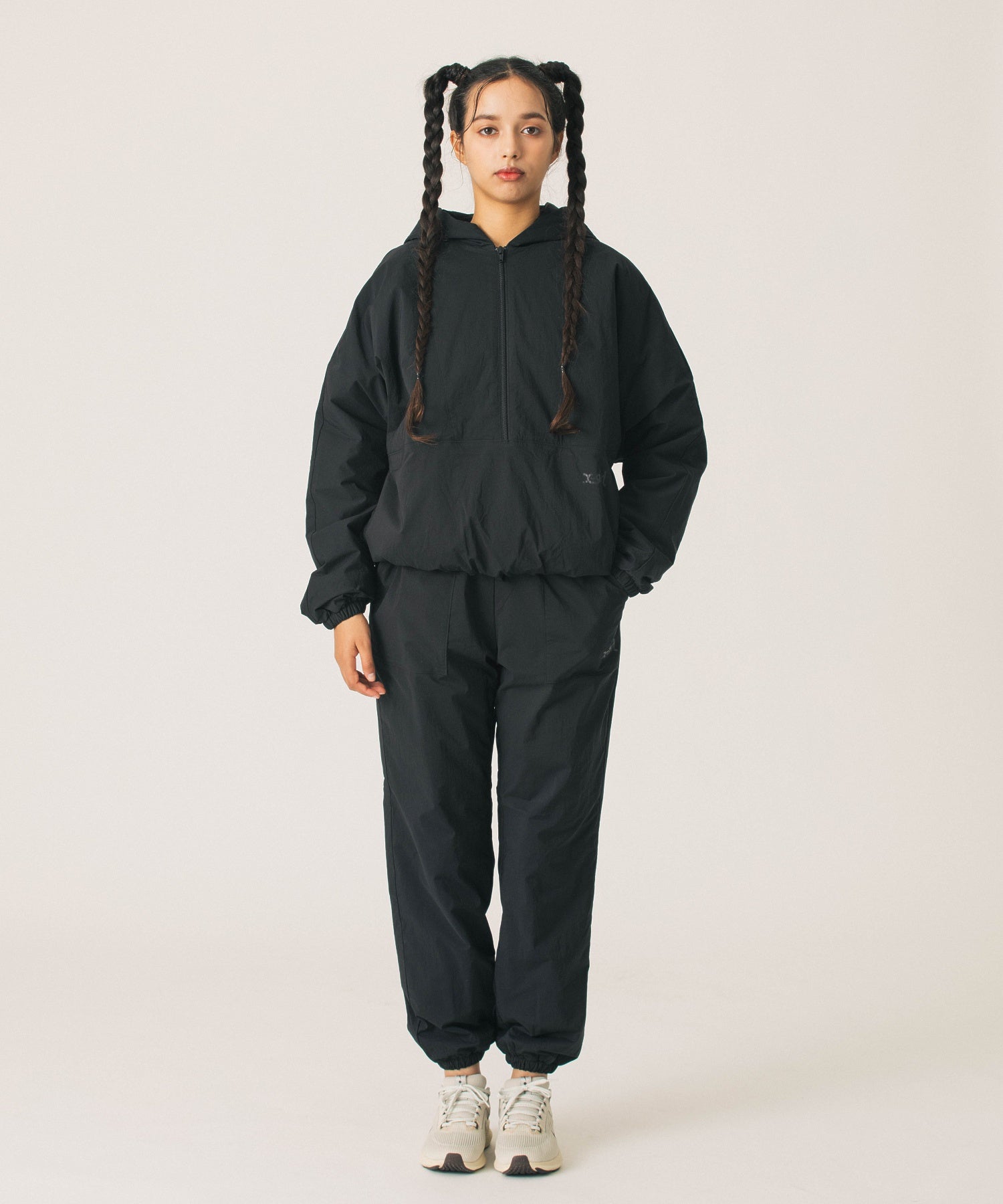 STRETCH PUFFER PULLOVER JACKET