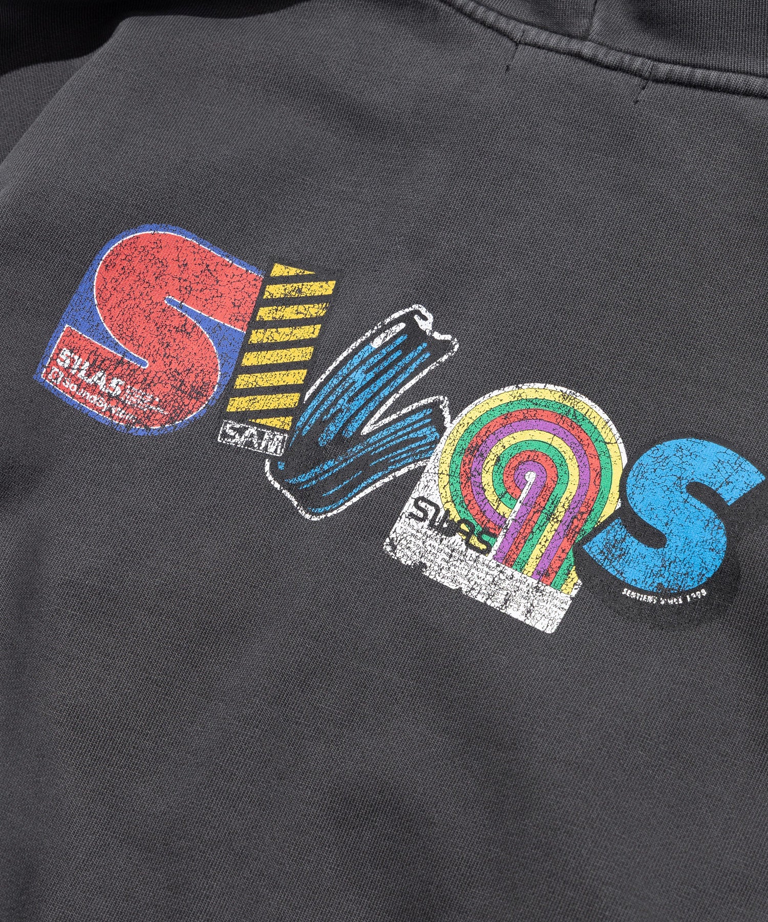 STICKER BOMB ZIP HOODIE